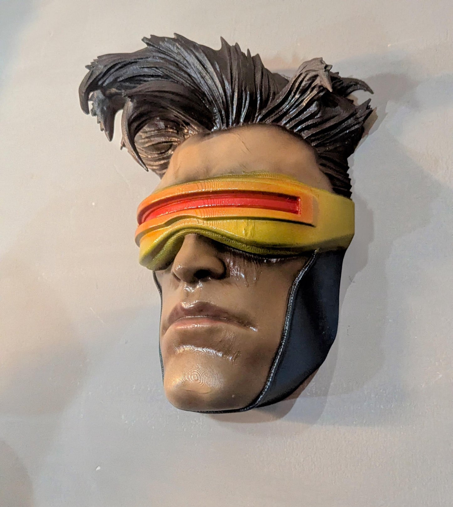 022 "CYC" – Artistic Wall Head of Cyclops • 3D Hand-Painted Fan Art • 23×17×10 cm