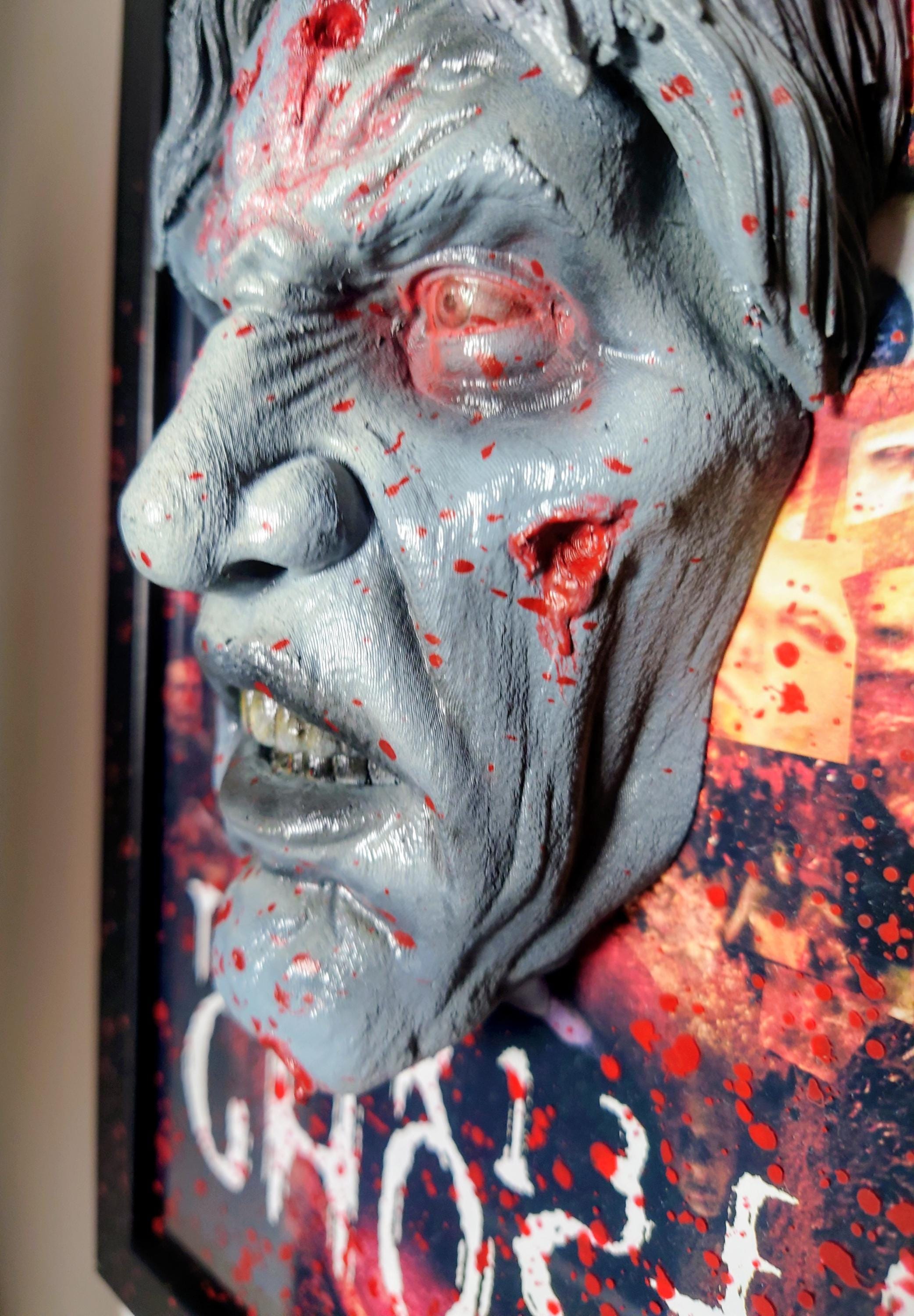 Thir13en Ghosts – Quadro 3D Artistico • Fan Art Dipinta a Mano • 33×24×8 cm