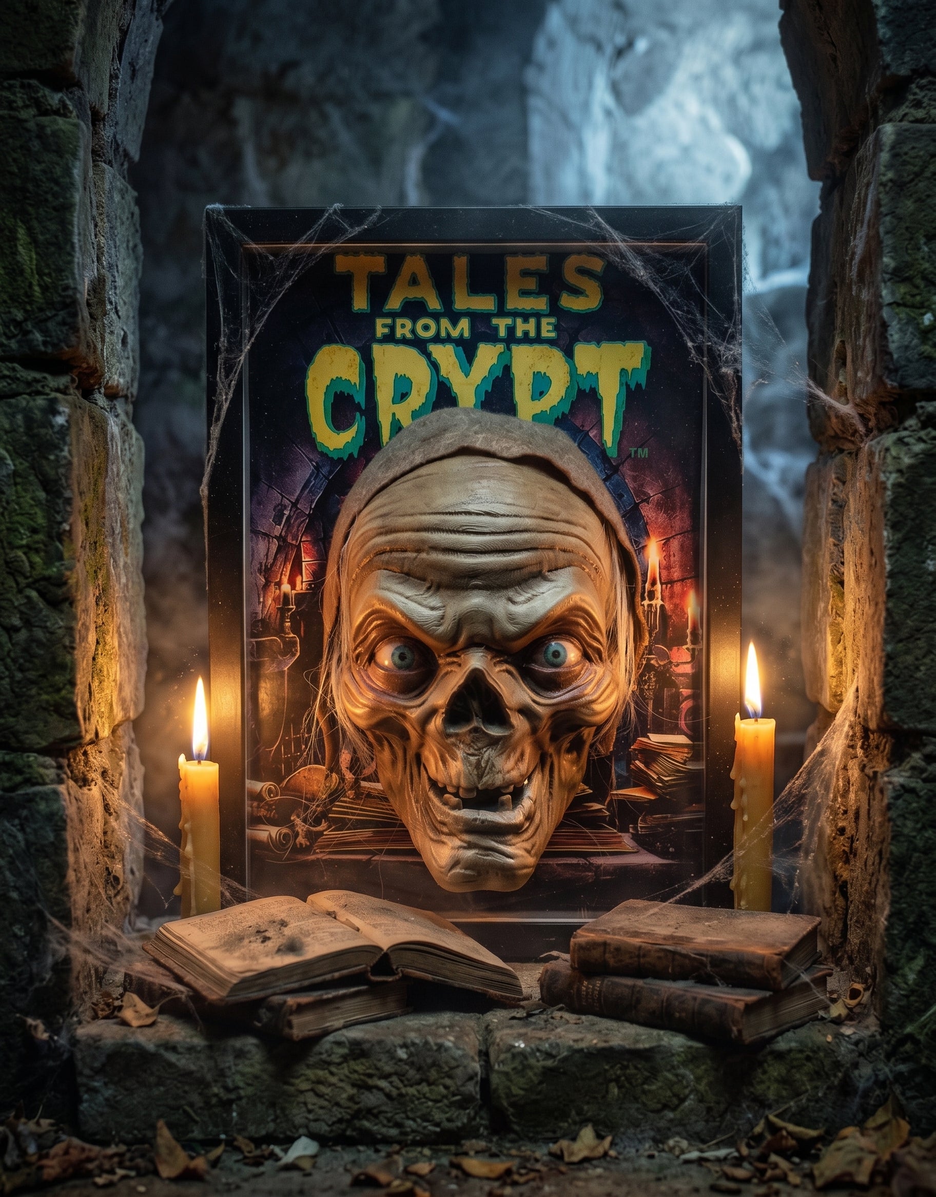 Tales from the Crypt 3D Wall Art – Crypt Keeper Handmade Frame | Nightmares in Frame