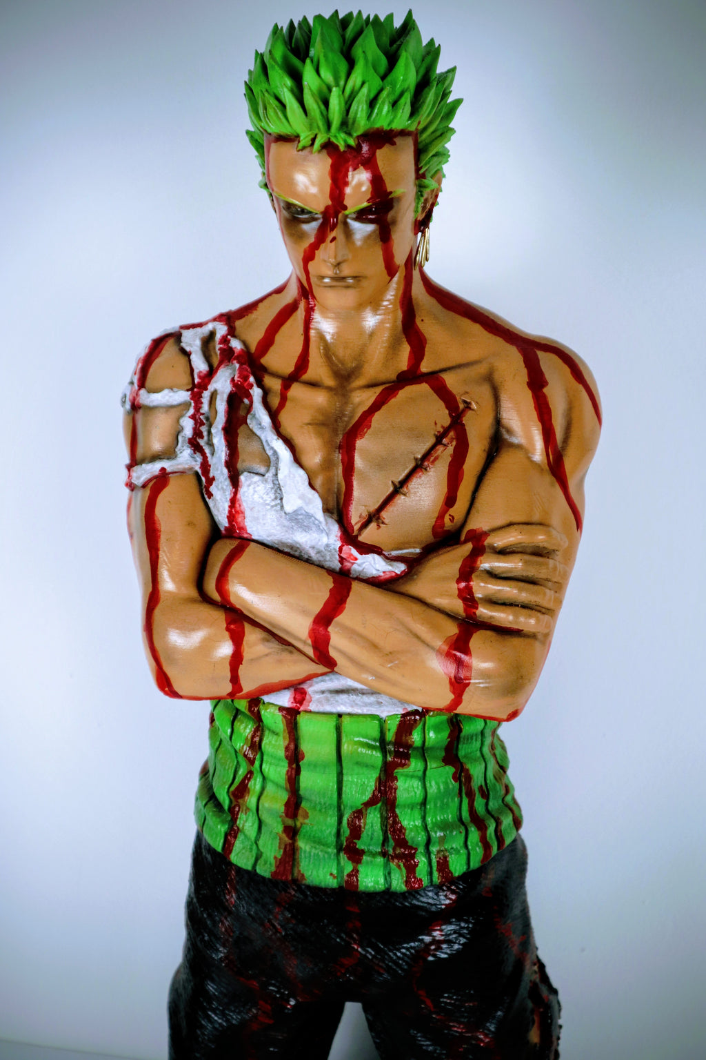 ⚔️ Zoro – “Nothing Happened.” | Statua artigianale 3D | The Frame Beyond