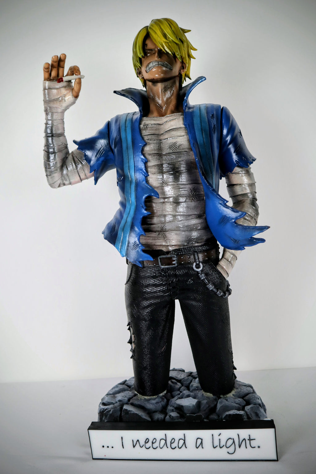 🔥 Sanji – “I Needed a Light.” | Statua artigianale 3D | The Frame Beyond