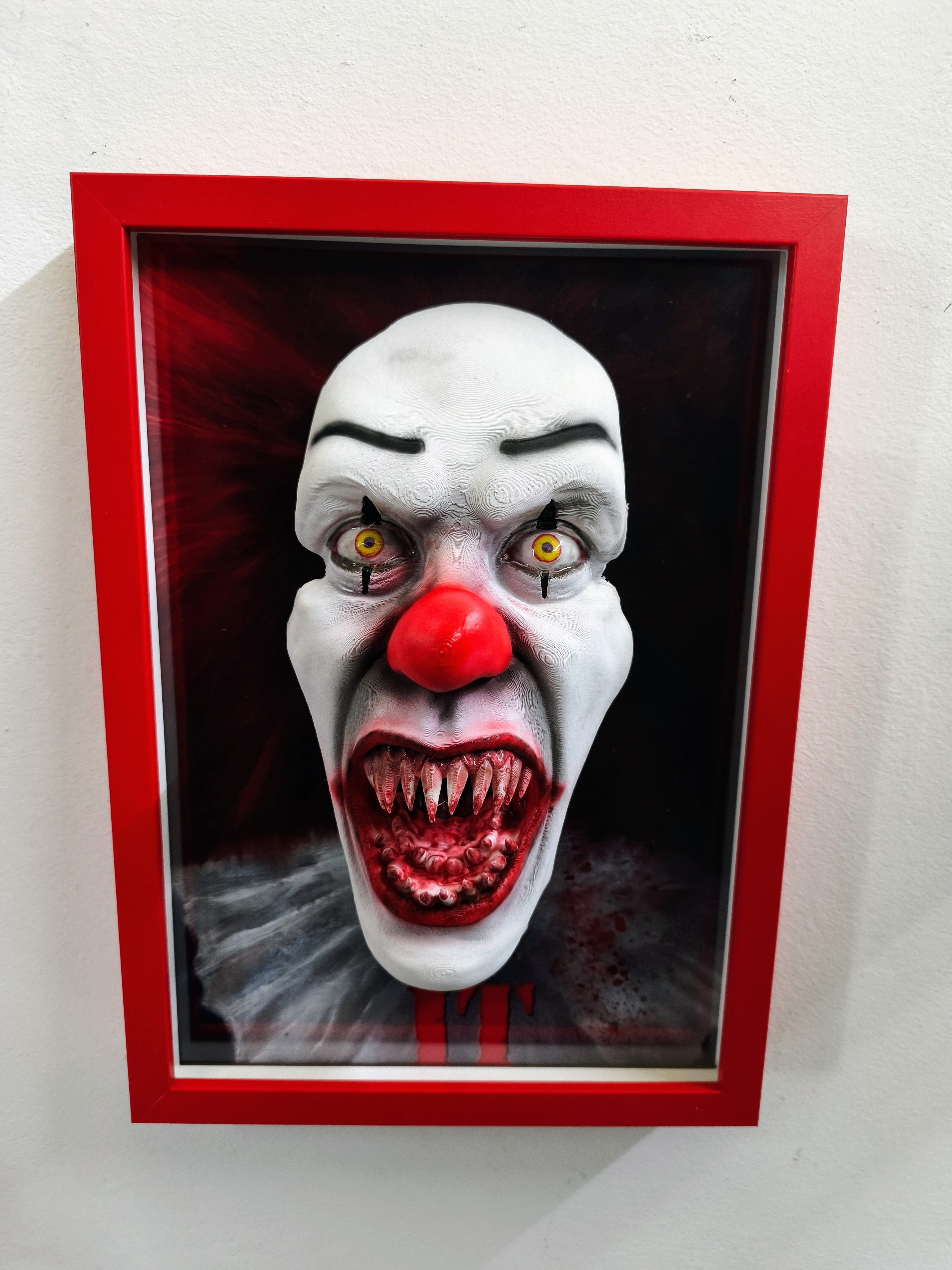 Pennywise – Nightmares in Frame (IT Horror 3D Wall Art)