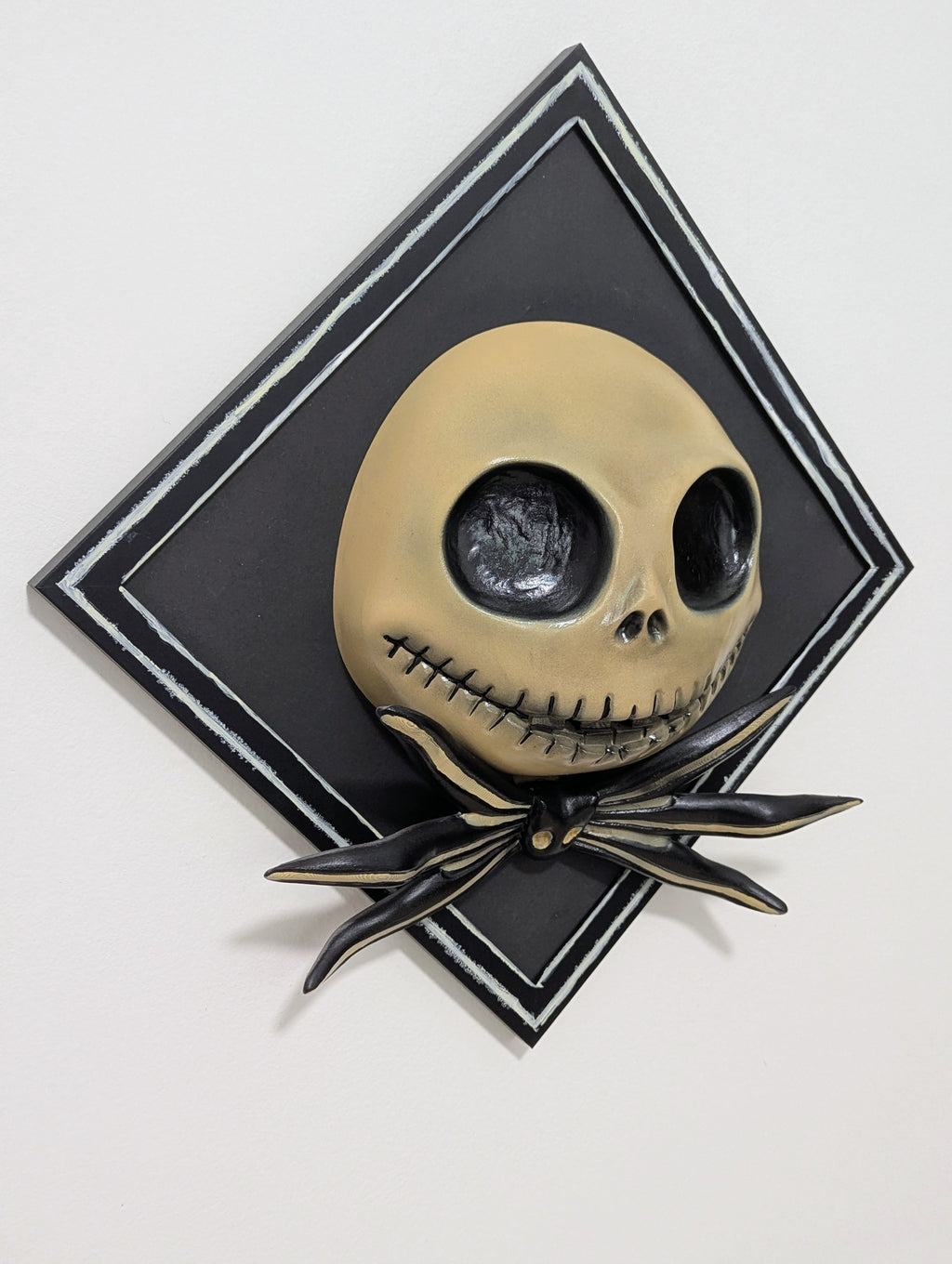 Scultura murale 3D di Jack Skellington | Arte ispirata a Nightmare Before Christmas | Decorazione gotica per la casa | Fatto a mano in Italia