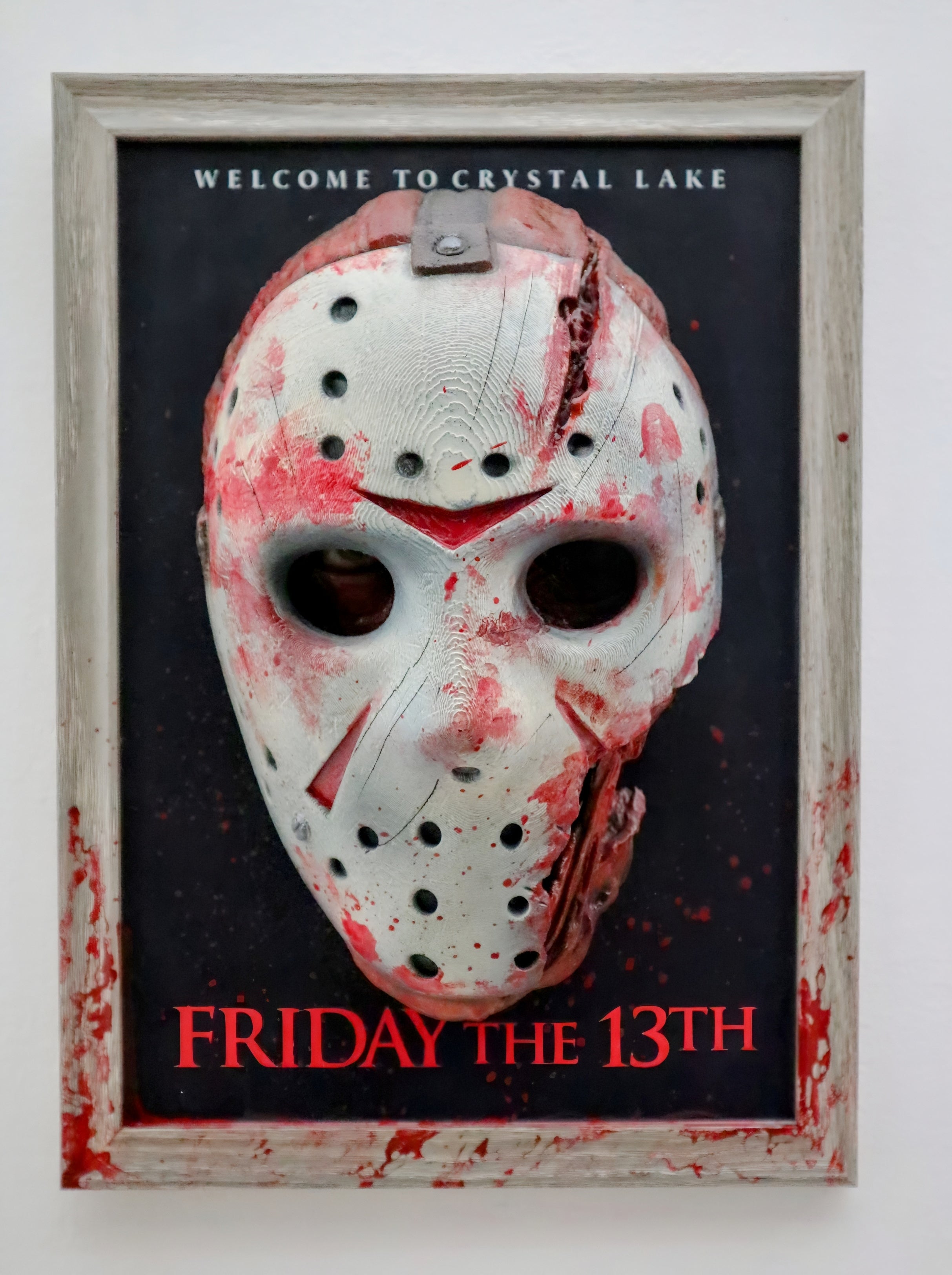 JASON – 3D Horror Wall Mask – Inspired by Friday the 13th