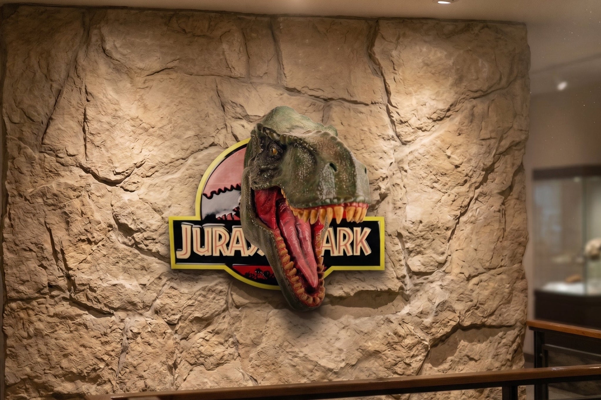 RELICS: Apex Beasts – Tyrannosaurus Rex | Escultura 3D Oversize | Predador Pré-Histórico Supremo | Arte de Parede e Exposição | The Frame Beyond