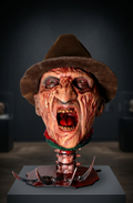 RELICS: The Last Cut - Freddy Krueger II | Busto 3D con Base Pozza di Sangue e Cappello Removibile