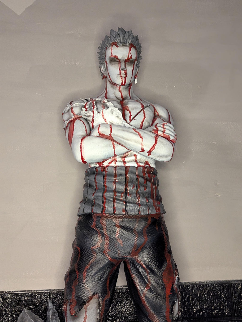 Figura Esclusiva "Nothing Happened" | Statua di Zoro da One Piece | Dipinta a Mano, Edizione Limitata da Collezione