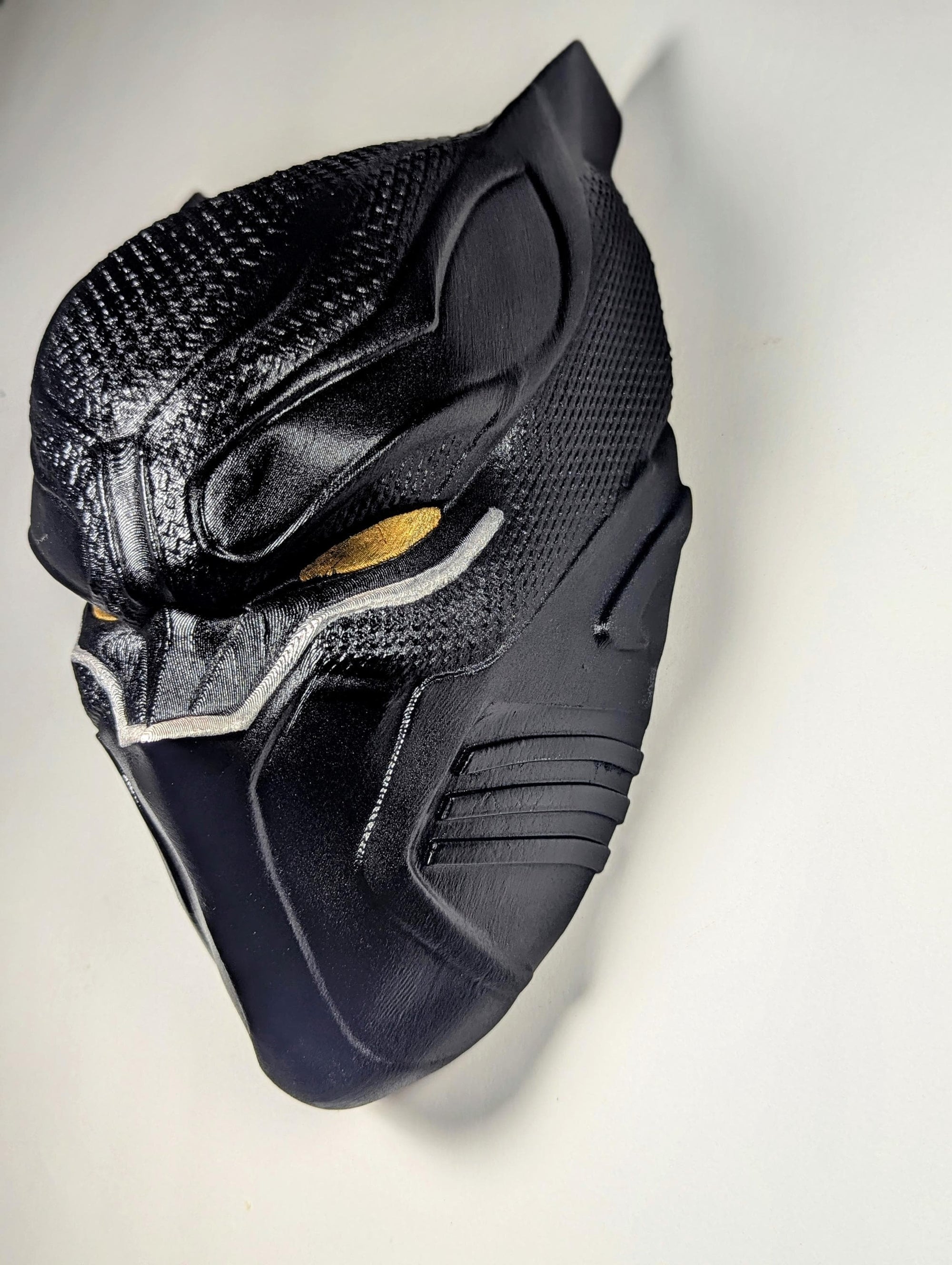 013 "BLK PNT" - Vigilanza Reale - Black Panther- Pezzo Unico da Collezione - Stampa 3D e Scultura Dipinta a Mano