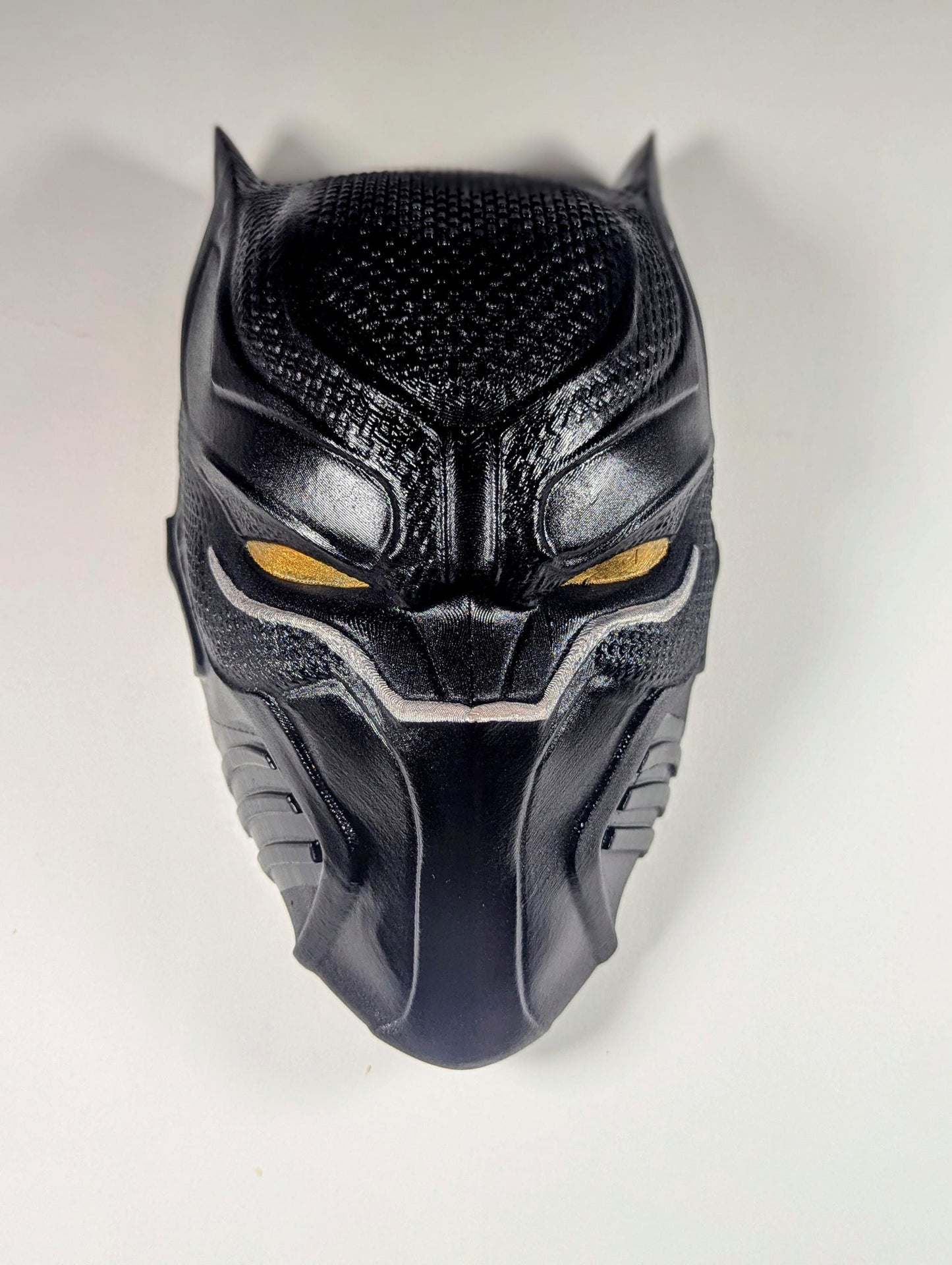 013 "BLK PNT" - Vigilanza Reale - Black Panther- Pezzo Unico da Collezione - Stampa 3D e Scultura Dipinta a Mano