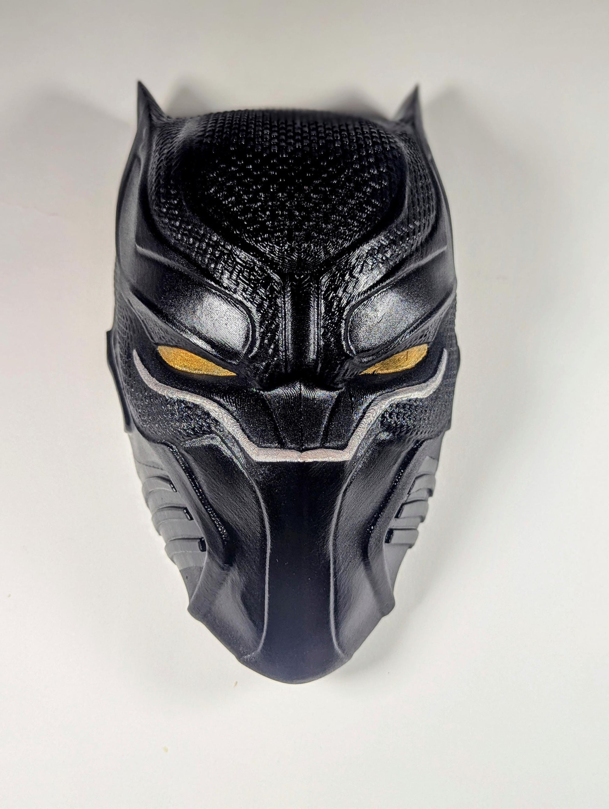 013 "BLK PNT" - Vigilanza Reale - Black Panther- Pezzo Unico da Collezione - Stampa 3D e Scultura Dipinta a Mano