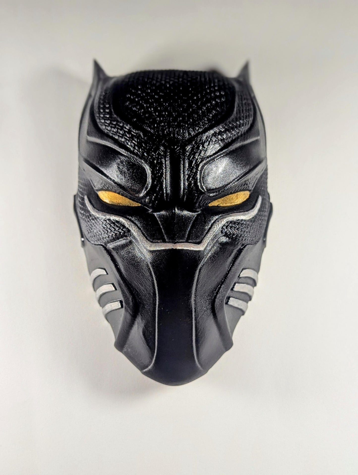 013 "BLK PNT" - Vigilanza Reale - Black Panther- Pezzo Unico da Collezione - Stampa 3D e Scultura Dipinta a Mano