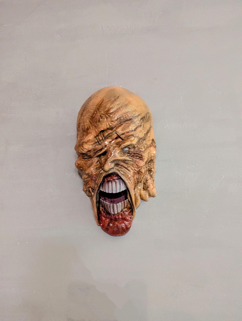 015 "NMS" Terrore Bio-Organico – Busto di Nemesis Stampa 3D – Scultura Rifinita a Mano 22 × 18 × 20 cm – Pezzo Unico da Collezione