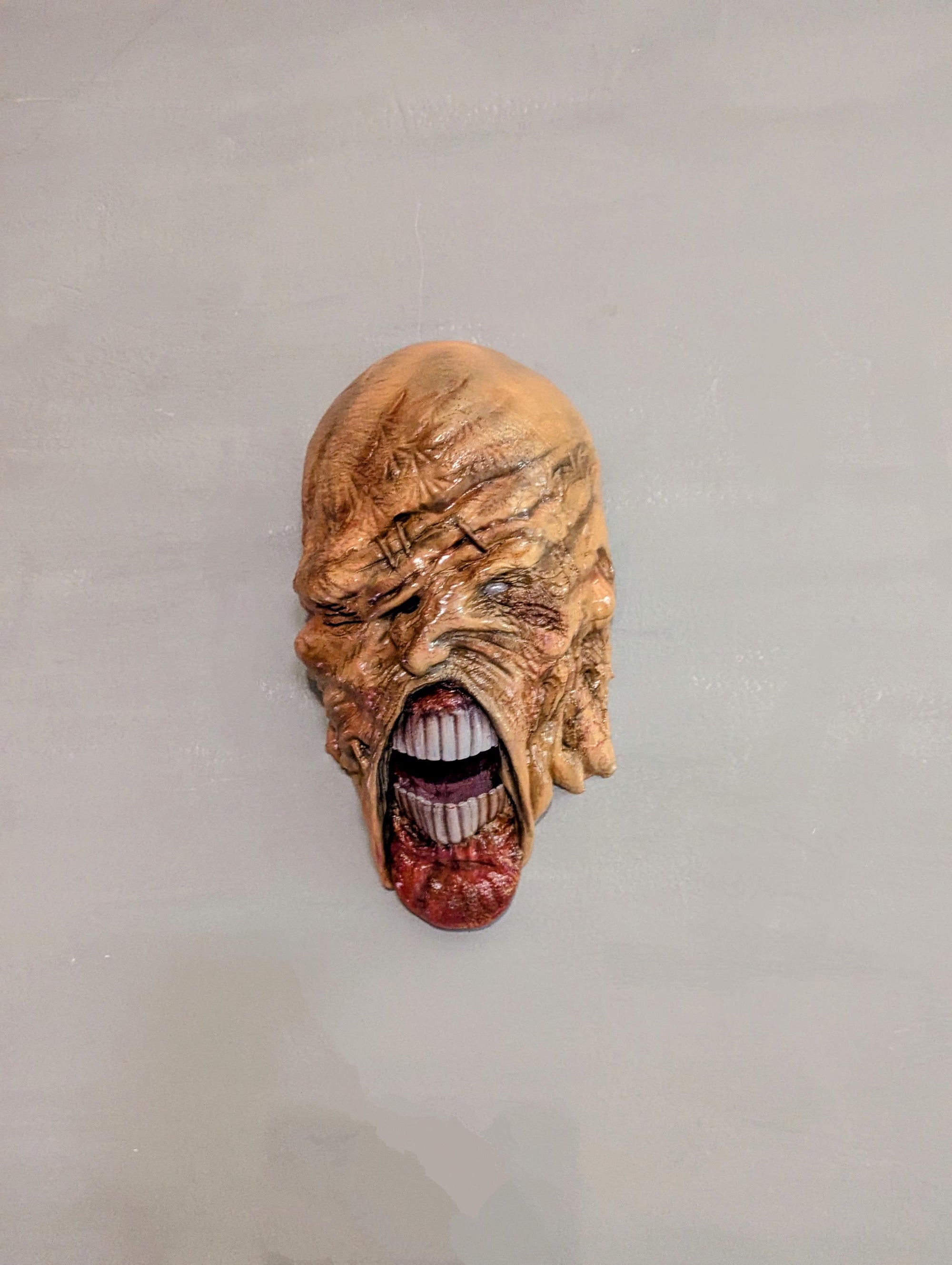 015 "NMS" Terrore Bio-Organico – Busto di Nemesis Stampa 3D – Scultura Rifinita a Mano 22 × 18 × 20 cm – Pezzo Unico da Collezione
