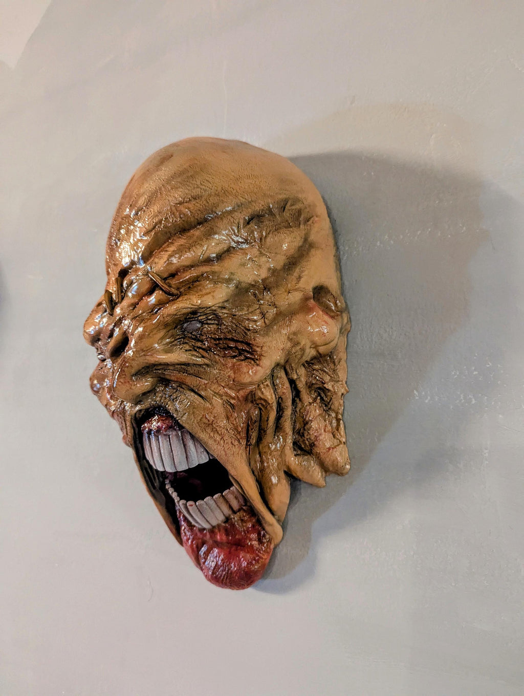 015 "NMS" Terrore Bio-Organico – Busto di Nemesis Stampa 3D – Scultura Rifinita a Mano 22 × 18 × 20 cm – Pezzo Unico da Collezione