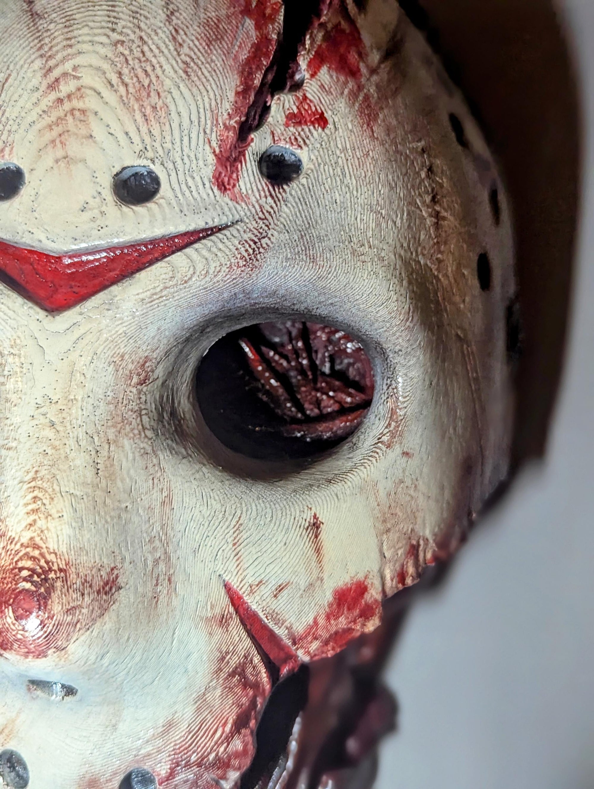 017 "F13" – One-of-a-Kind Collectible • 3D Printed & Hand-Painted Mask • 24×14×10 cm
