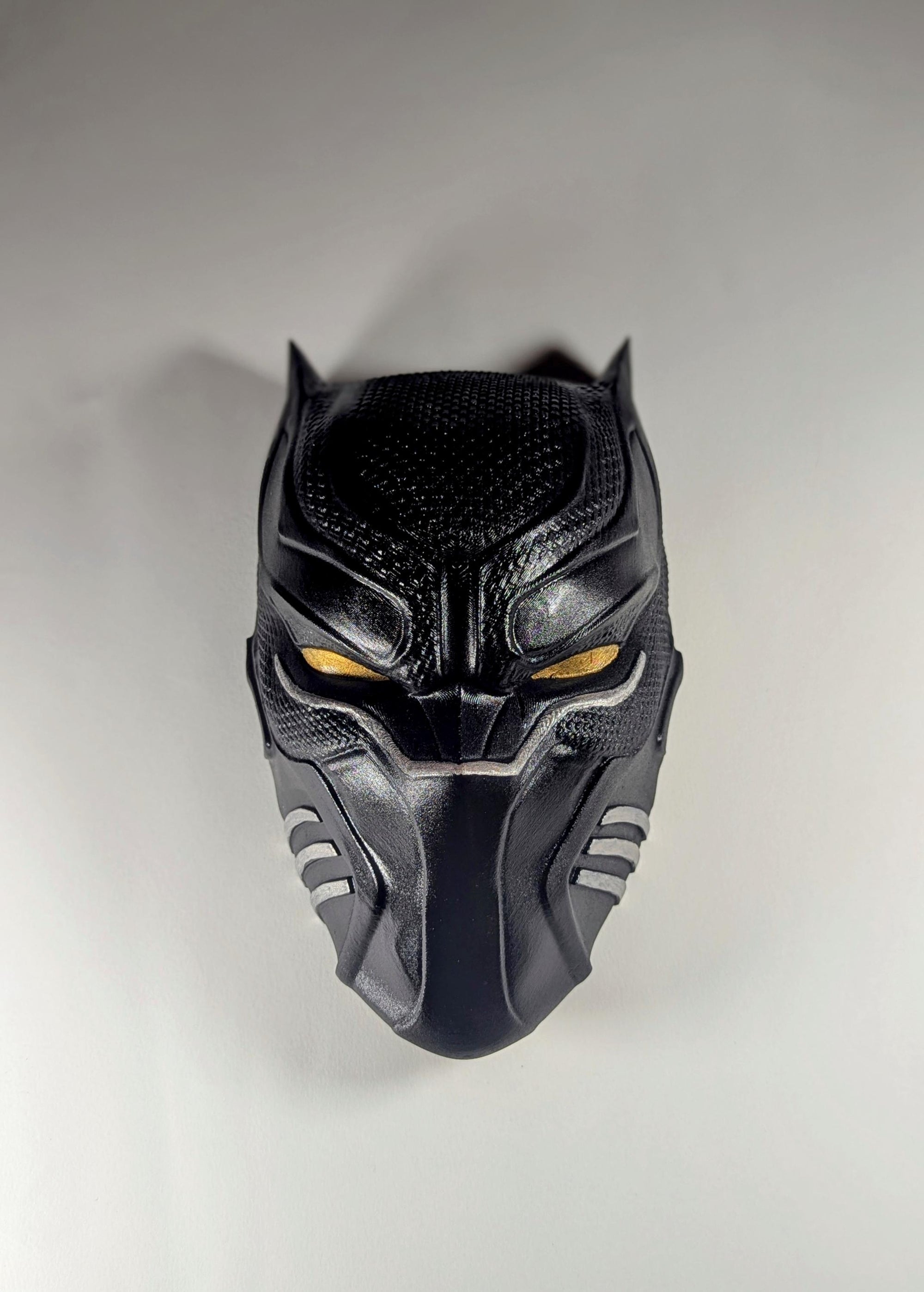 013 "BLK PNT" - Vigilanza Reale - Black Panther- Pezzo Unico da Collezione - Stampa 3D e Scultura Dipinta a Mano