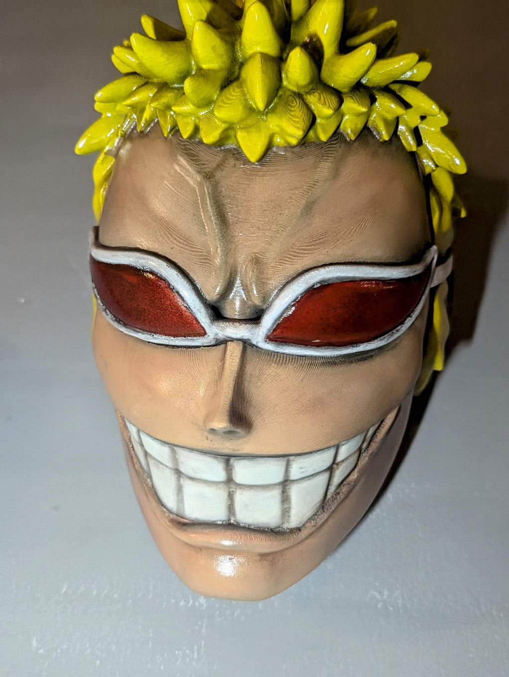 018 "DFM" – One-of-a-Kind Collectible • 3D Wall-Mounted Head • Hand-Painted • 23×19×16 cm