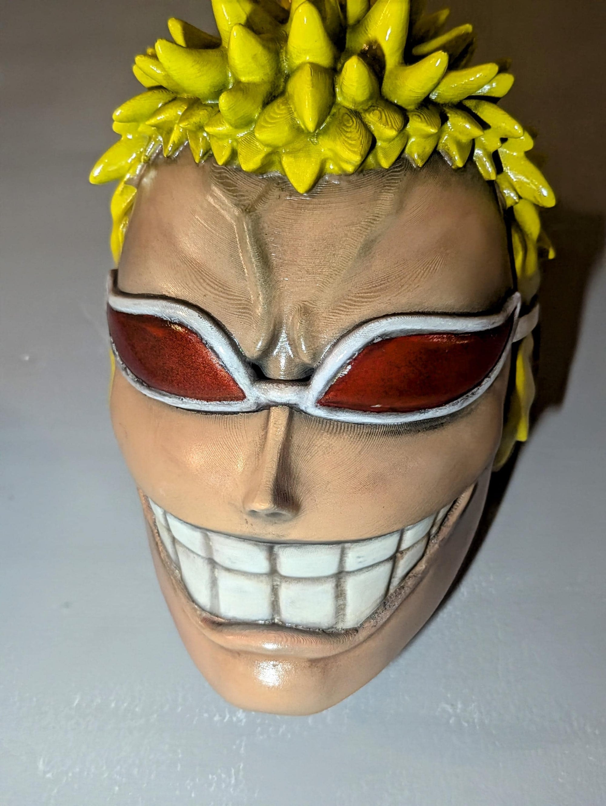 018 "DFM" – One-of-a-Kind Collectible • 3D Wall-Mounted Head • Hand-Painted • 23×19×16 cm