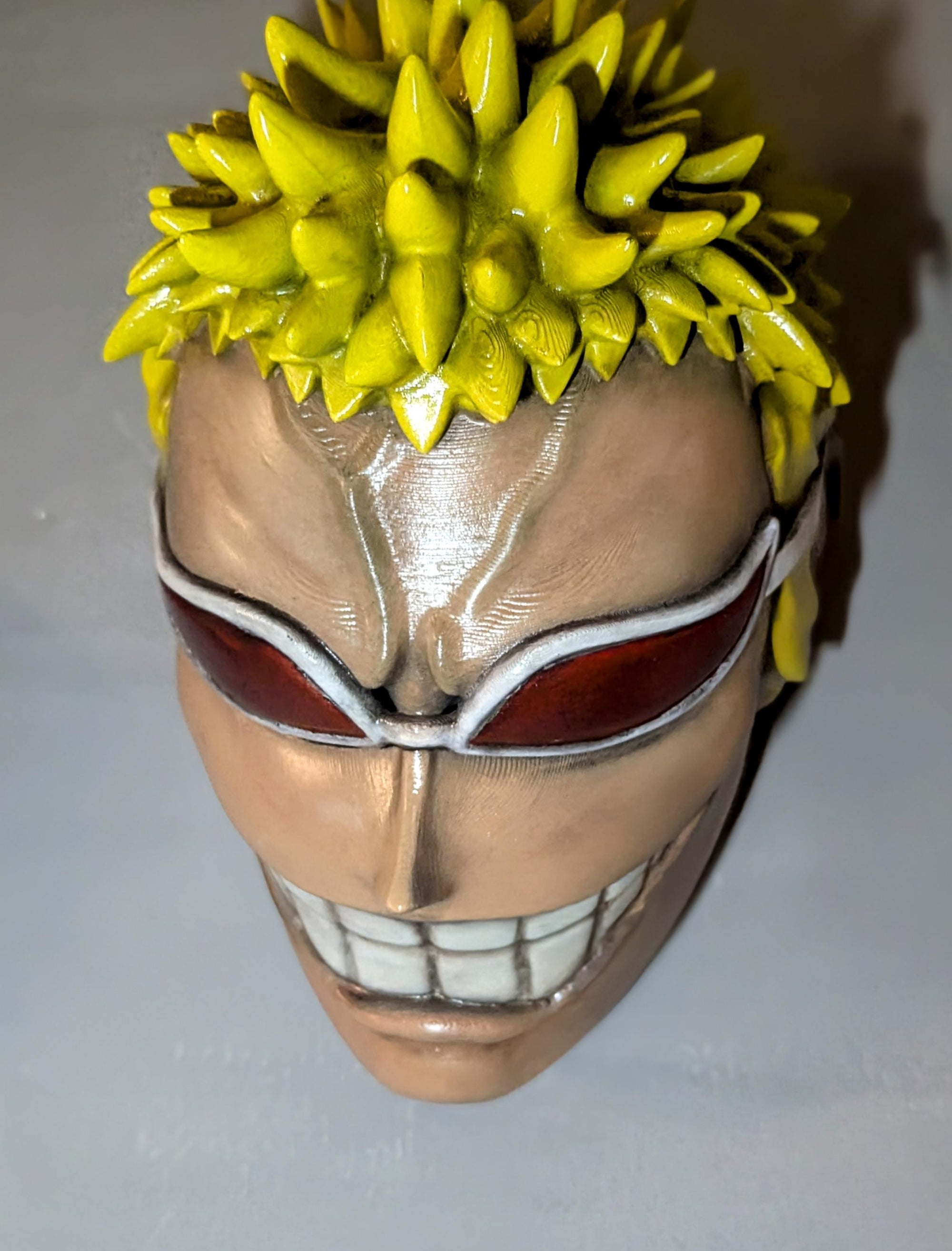 018 "DFM" – One-of-a-Kind Collectible • 3D Wall-Mounted Head • Hand-Painted • 23×19×16 cm