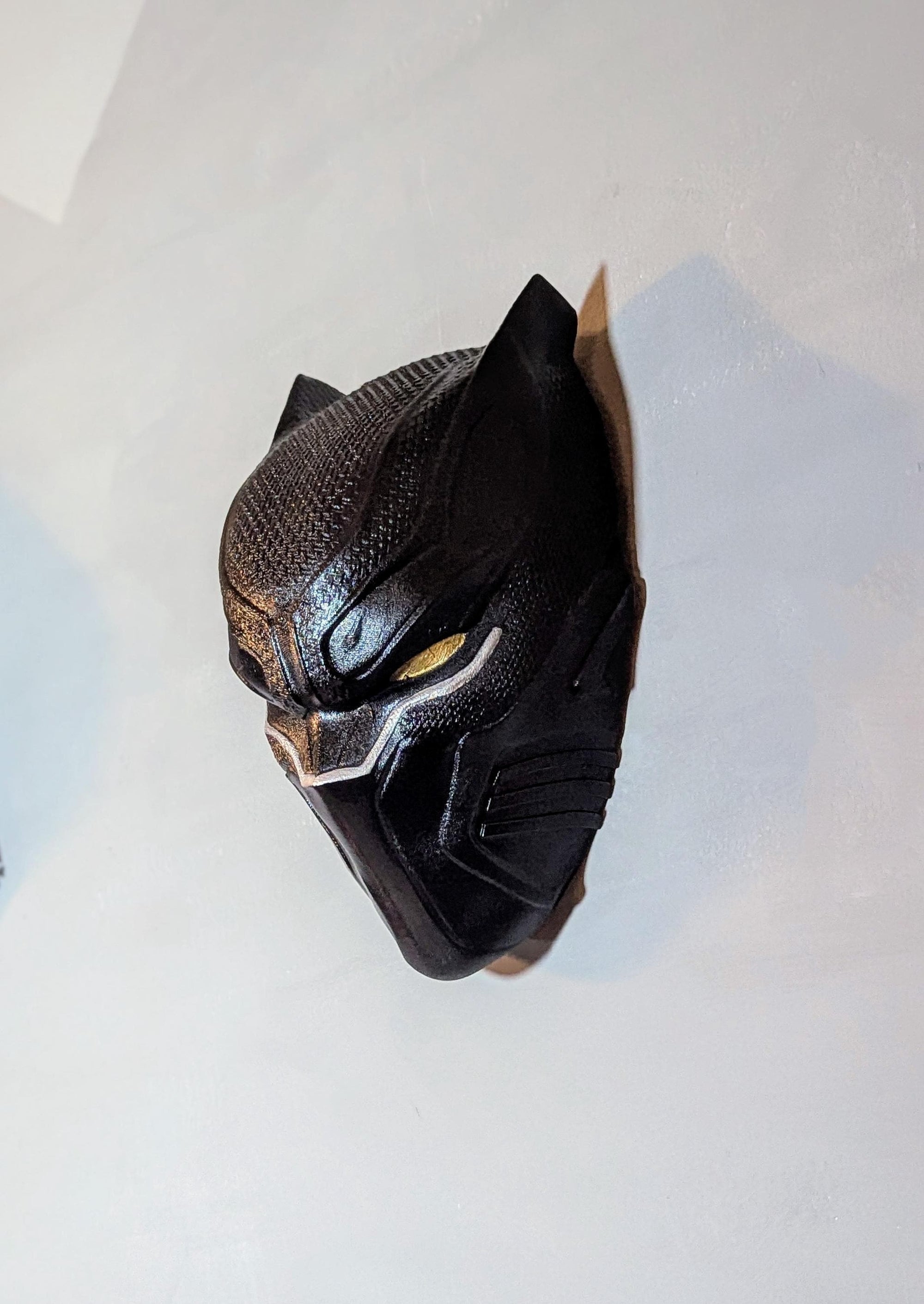 013 "BLK PNT" - Vigilanza Reale - Black Panther- Pezzo Unico da Collezione - Stampa 3D e Scultura Dipinta a Mano