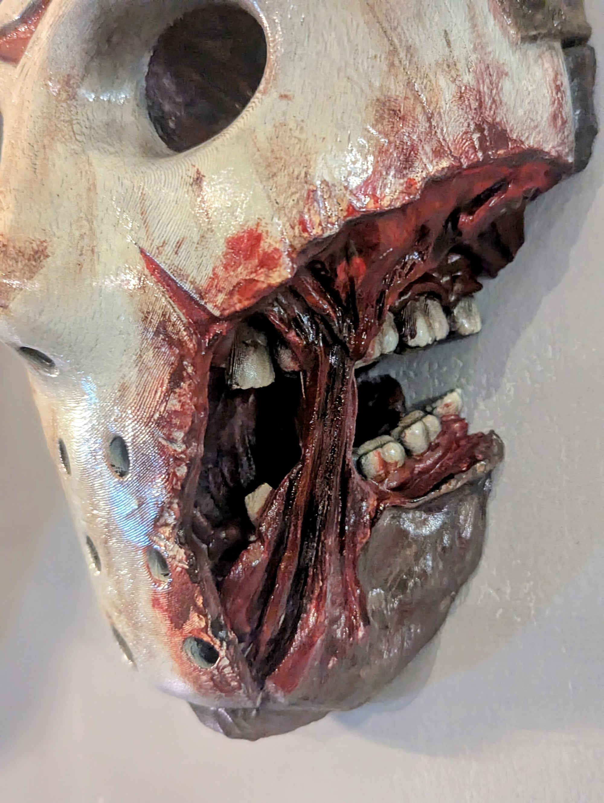 017 "F13" – One-of-a-Kind Collectible • 3D Printed & Hand-Painted Mask • 24×14×10 cm