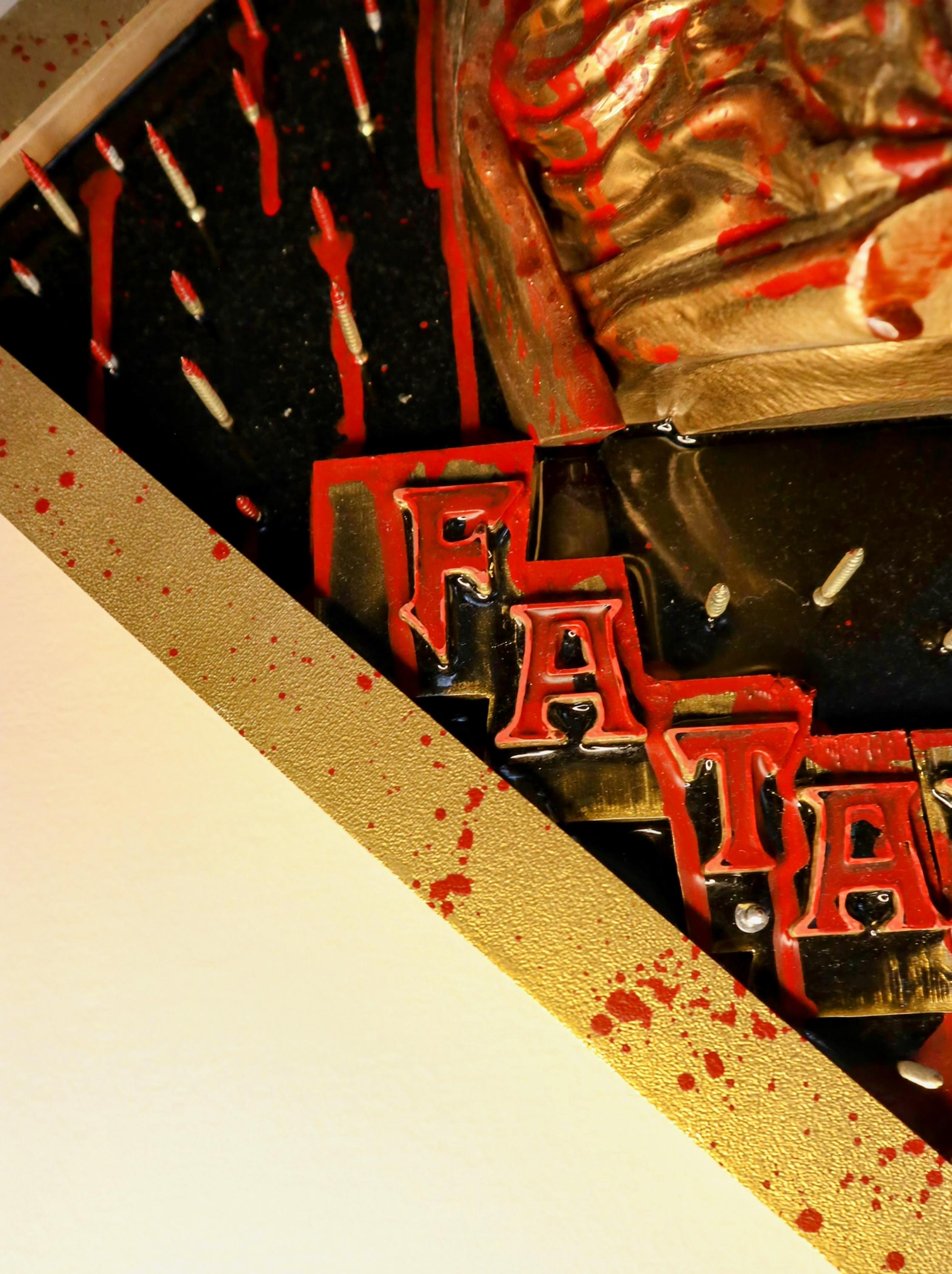 FINISH HIM – Scorpion 3D Wall Sculpture – Hand Painted Art