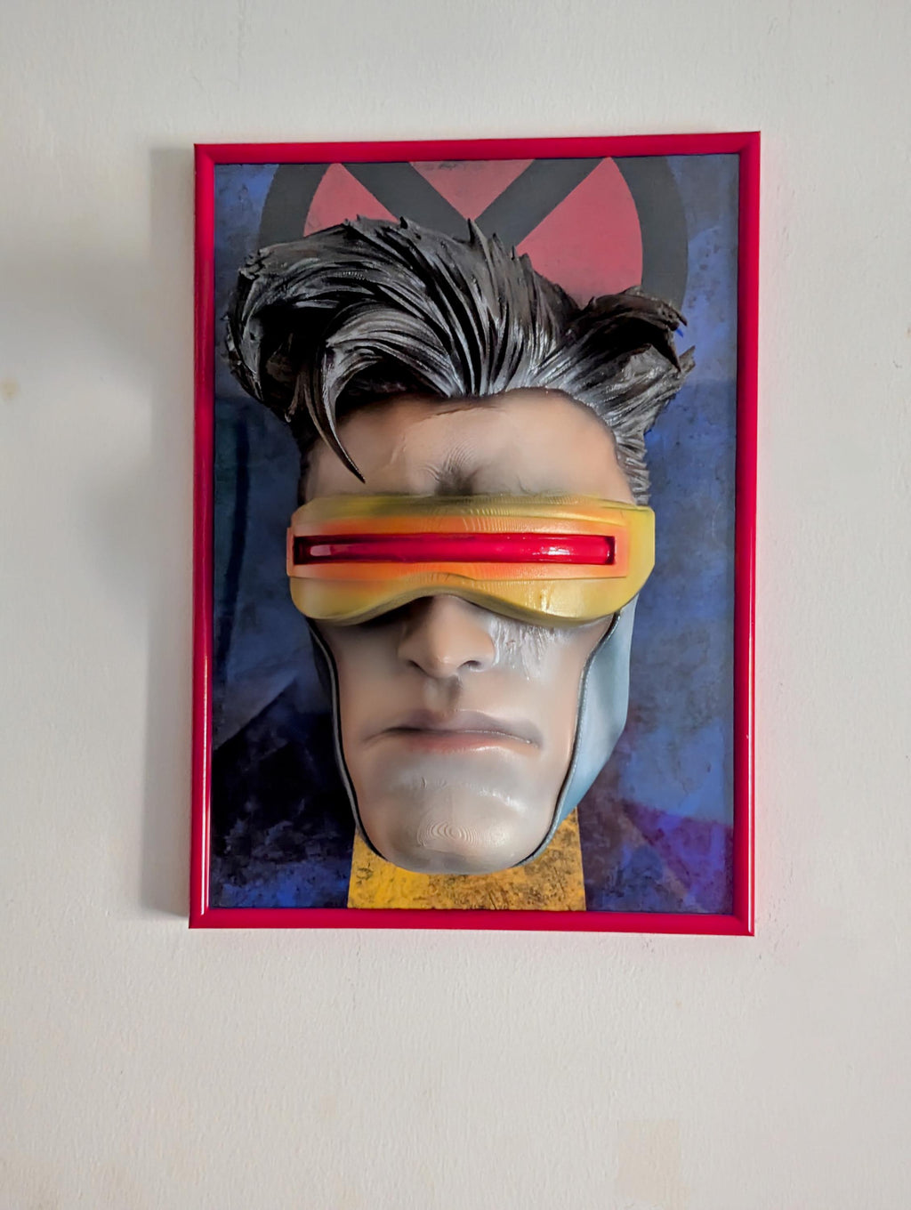 022 "CYC" – Artistic Wall Head of Cyclops • 3D Hand-Painted Fan Art • 23×17×10 cm
