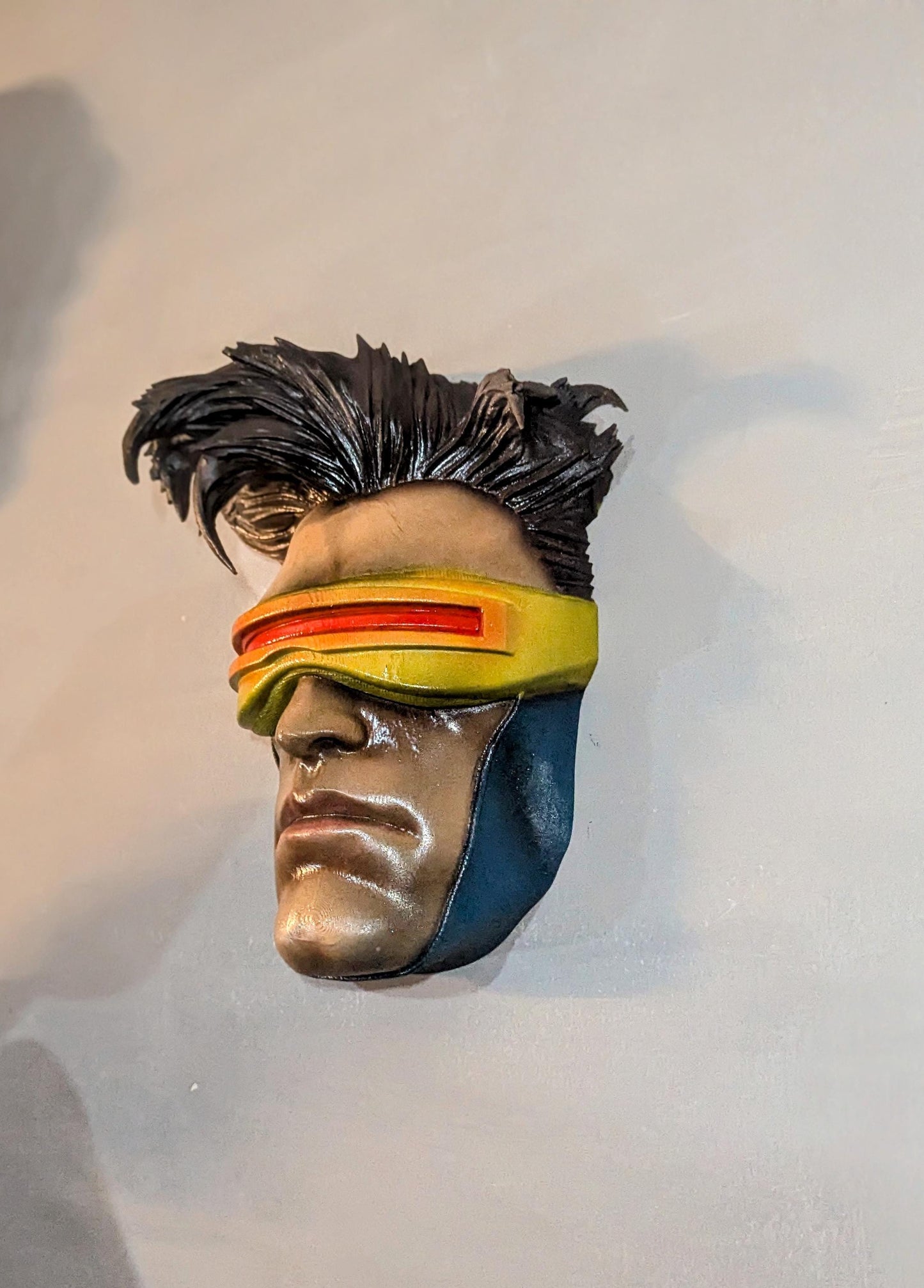 022 "CYC" – Artistic Wall Head of Cyclops • 3D Hand-Painted Fan Art • 23×17×10 cm