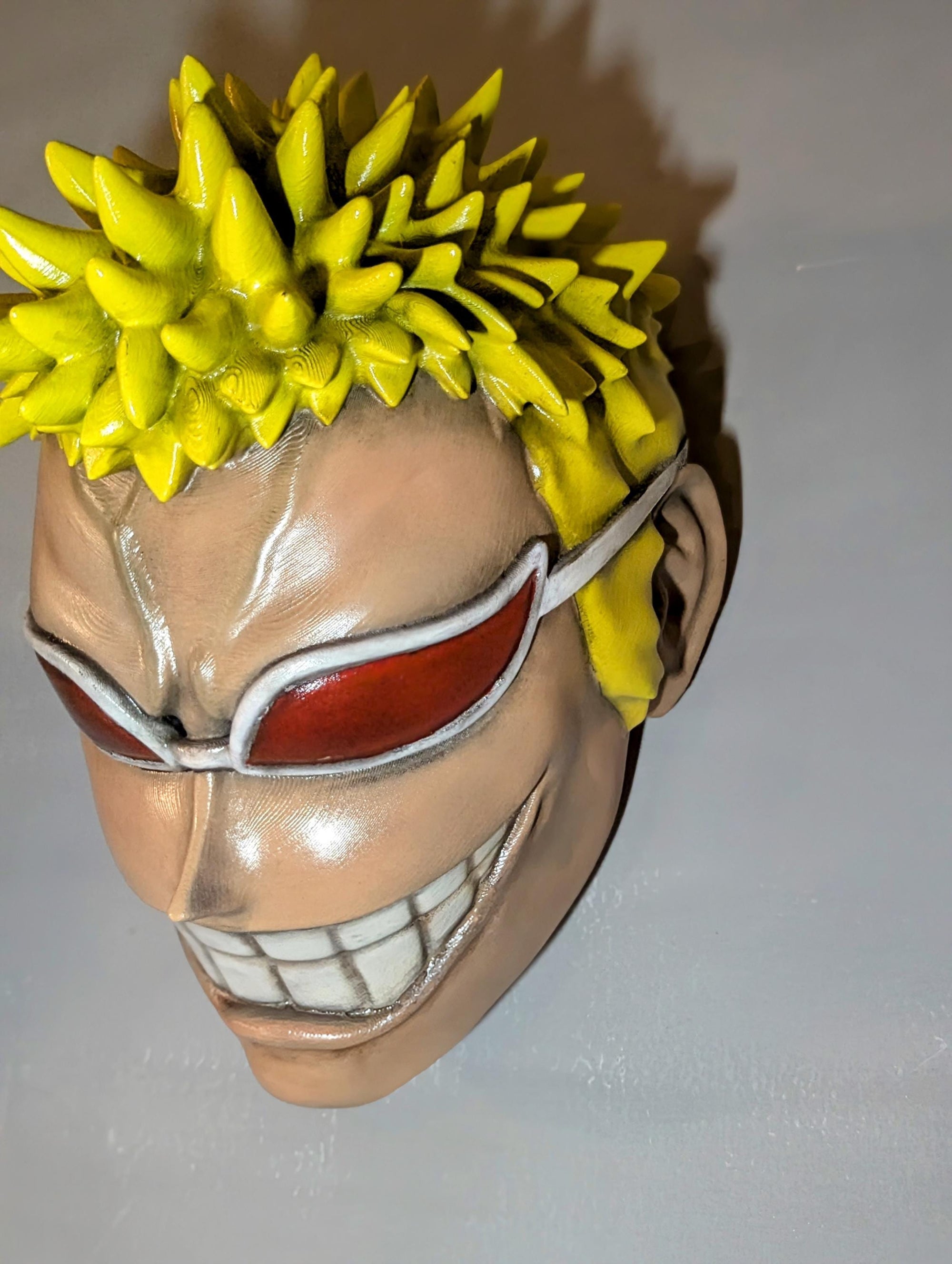 018 "DFM" – One-of-a-Kind Collectible • 3D Wall-Mounted Head • Hand-Painted • 23×19×16 cm
