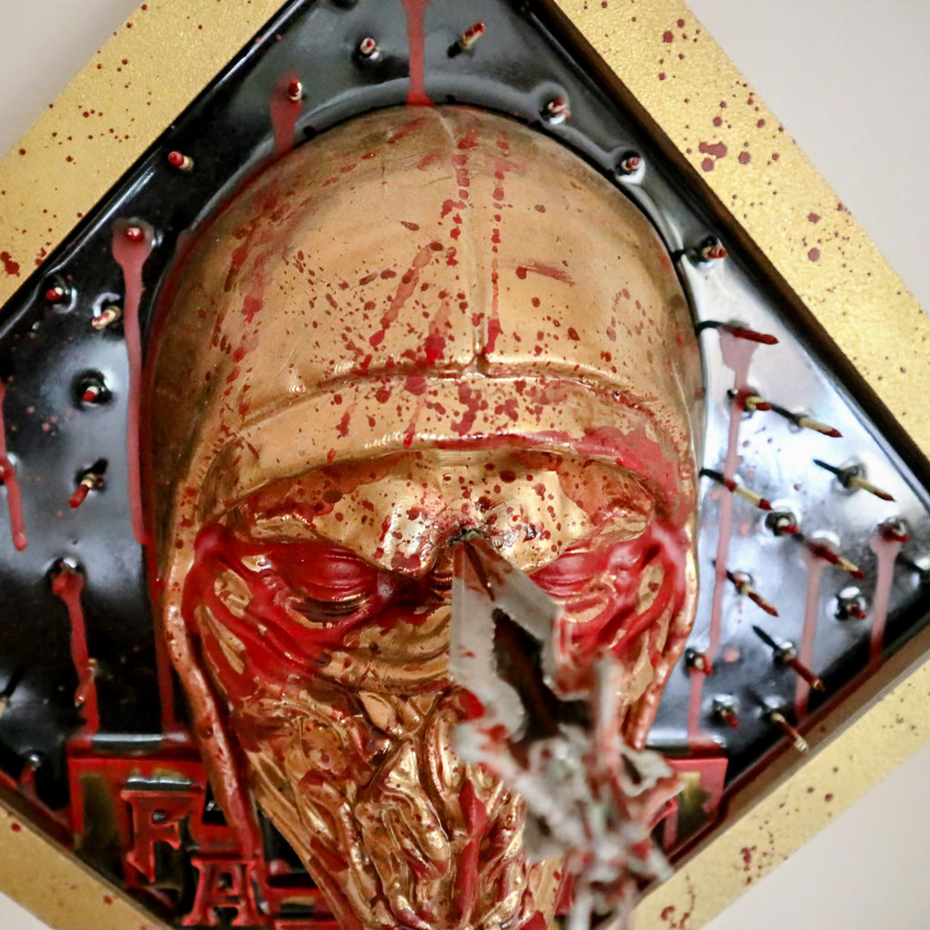 FINISH HIM – Scorpion 3D Wall Sculpture – Hand Painted Art