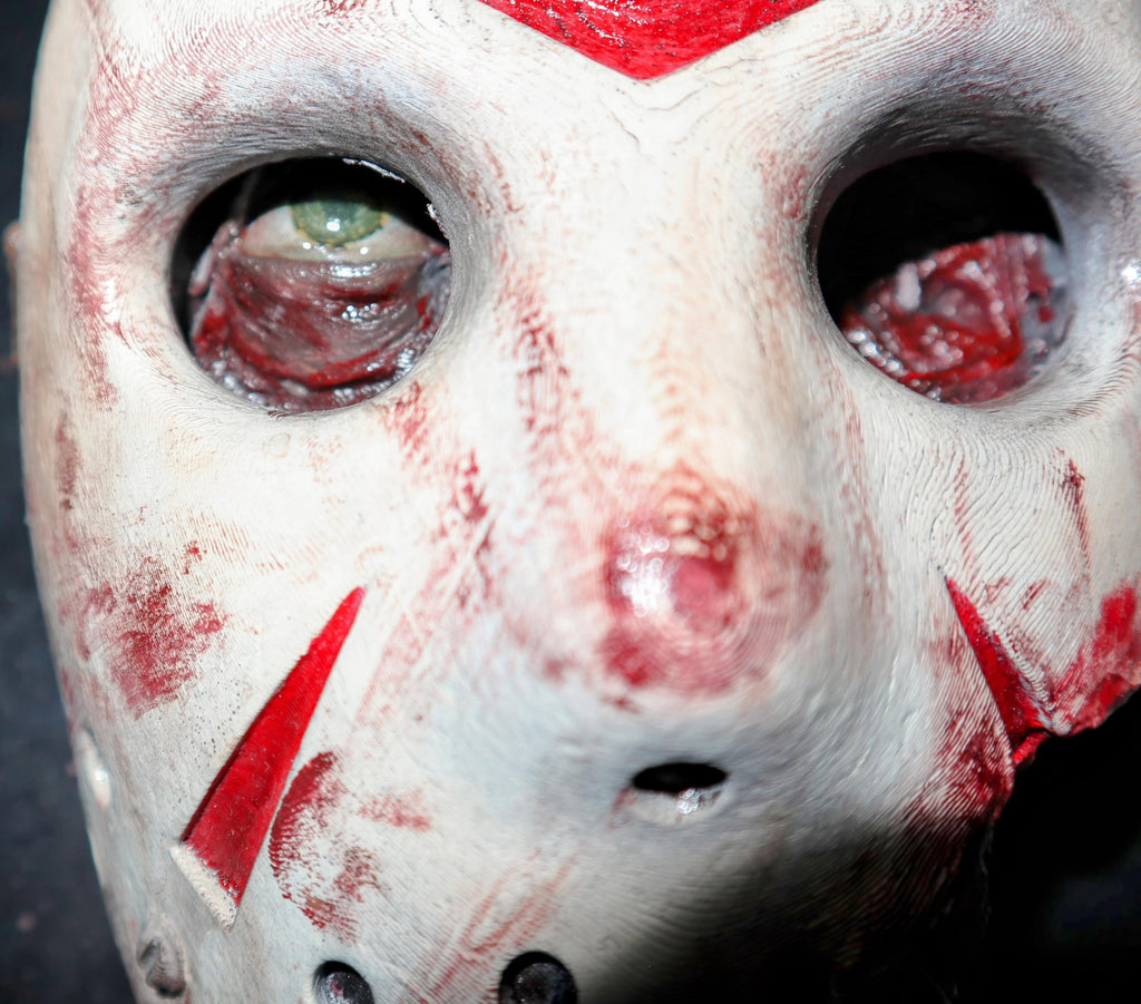 JASON – 3D Horror Wall Mask – Inspired by Friday the 13th – Handcrafted Sculpture 30×22×11 cm