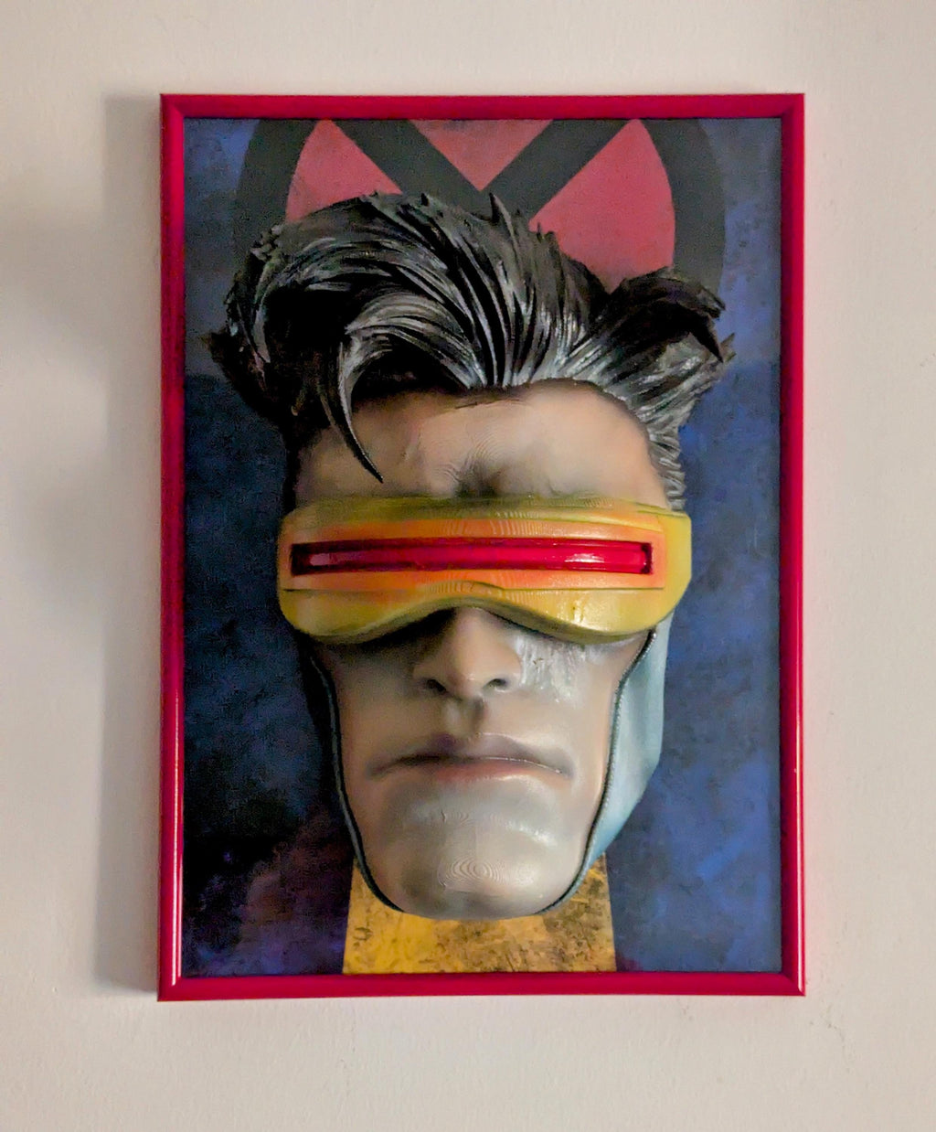 022 "CYC" – Artistic Wall Head of Cyclops • 3D Hand-Painted Fan Art • 23×17×10 cm