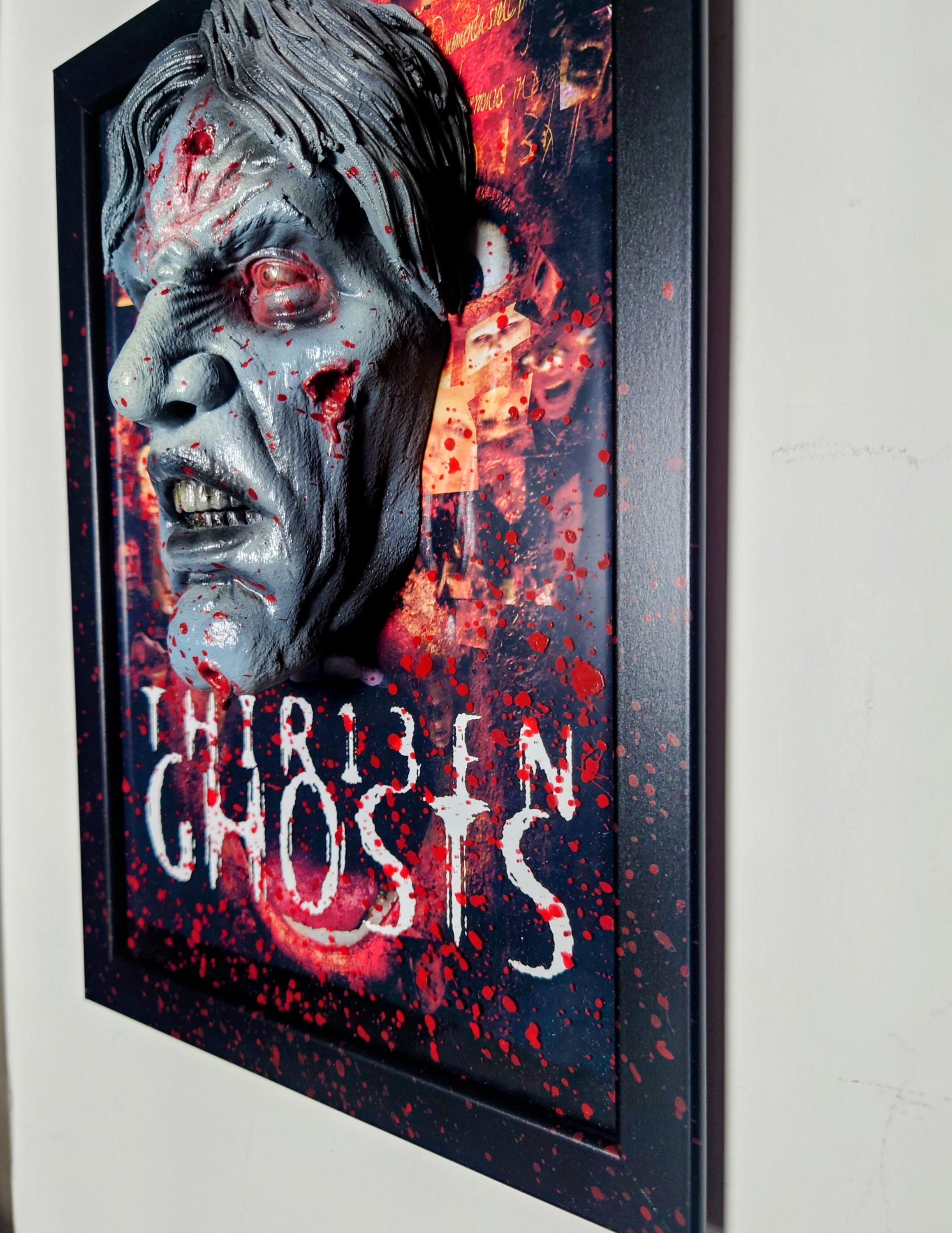 Thir13en Ghosts – Quadro 3D Artistico • Fan Art Dipinta a Mano • 33×24×8 cm