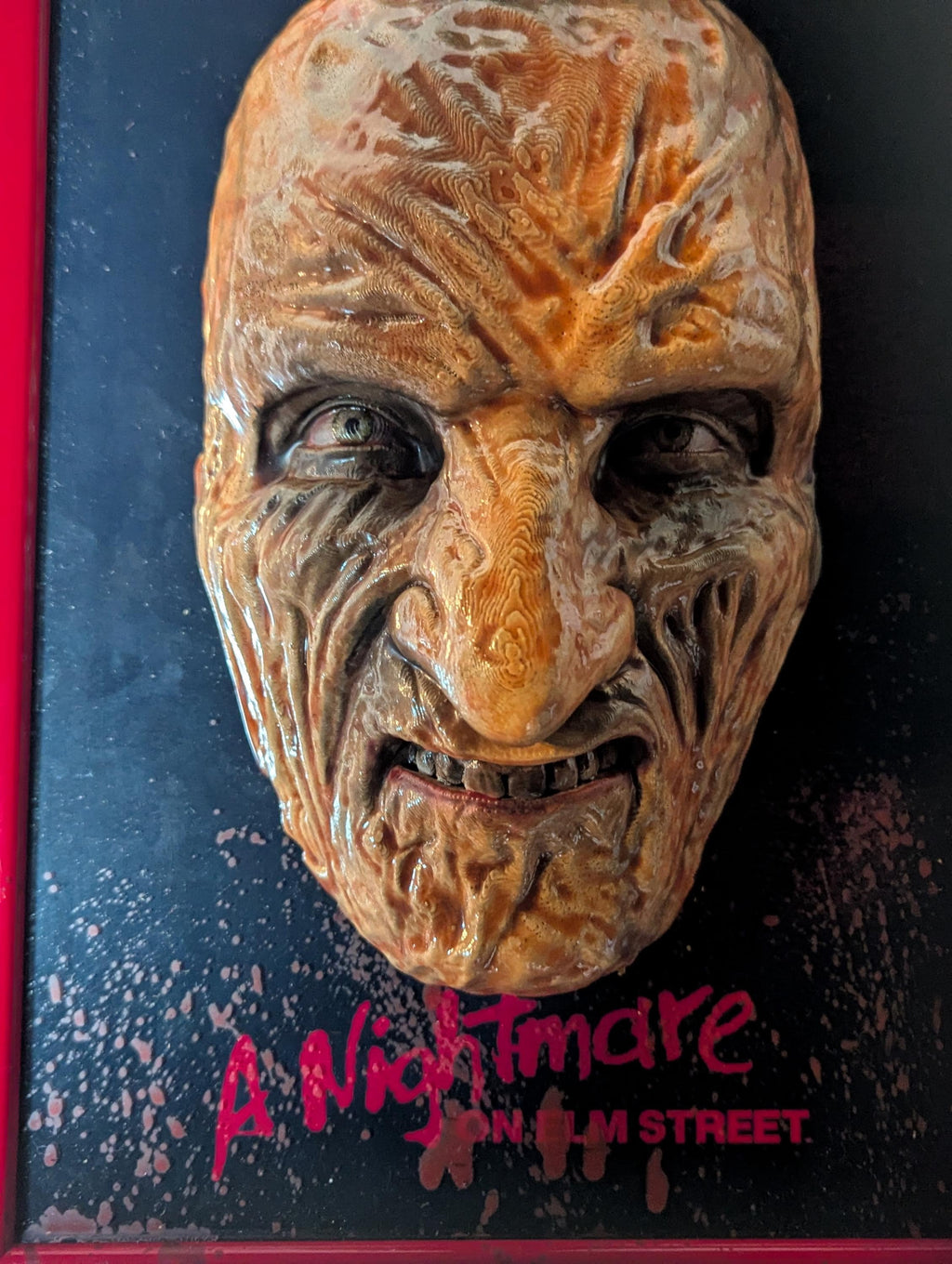 Freddy Krueger – Quadro 3D Artistico • Fan Art Dipinta a Mano • Nightmare on Elm Street • 30×22×12 cm