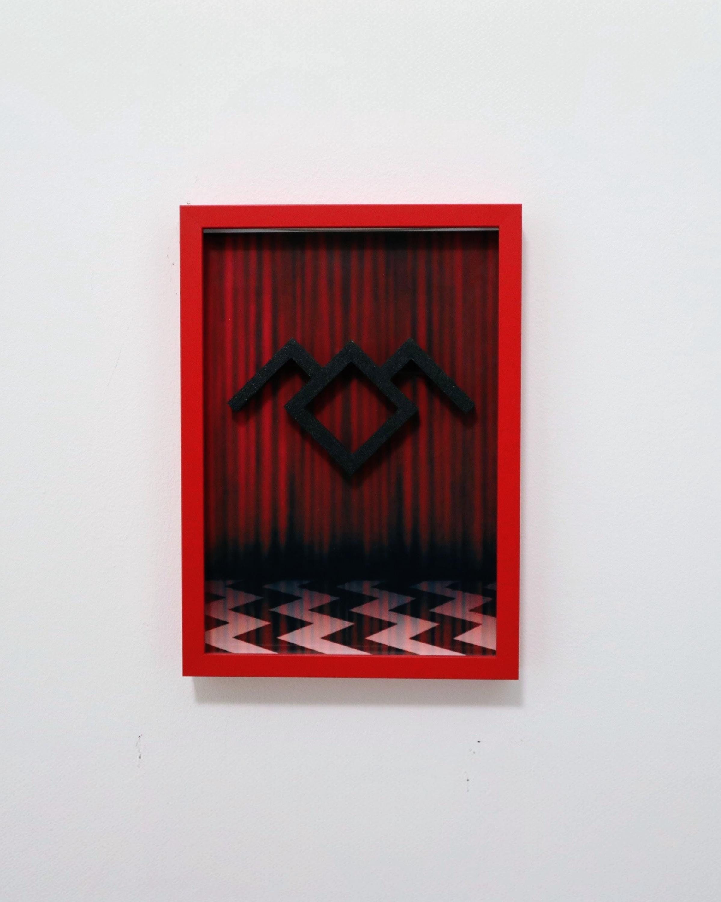 The Lodge Symbol – 3D Painting Inspired by Twin Peaks