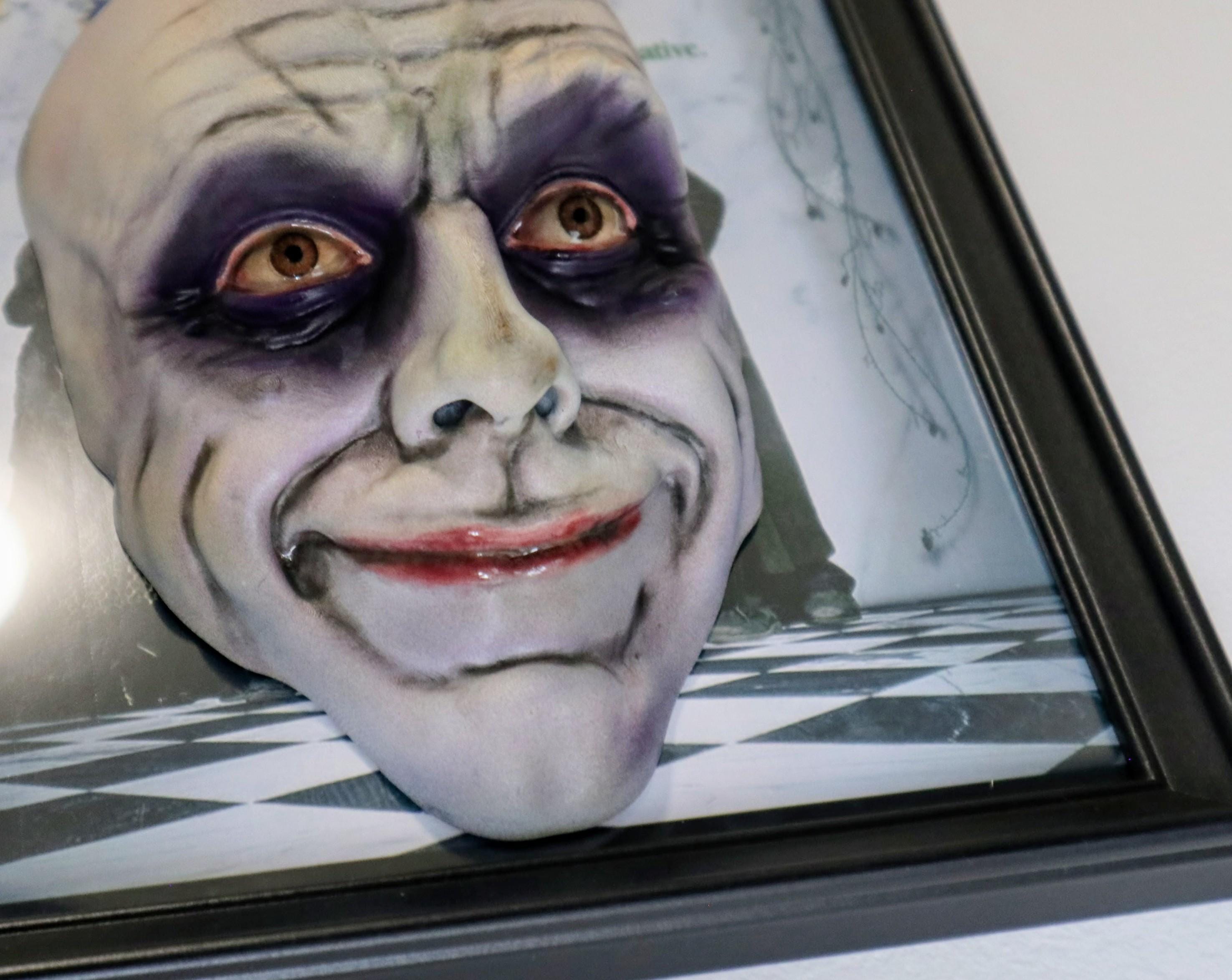 Uncle Fester 3D Painting • The Addams Family Fan Art Horror – Hand-Painted Sculpture