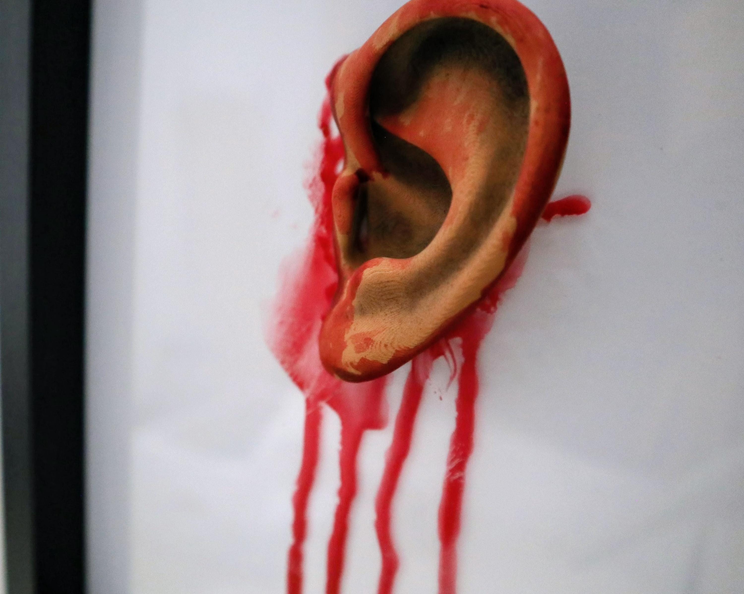 Reservoir Dogs • Tarantino Fan Art, 3D Painting with Bleeding Ear