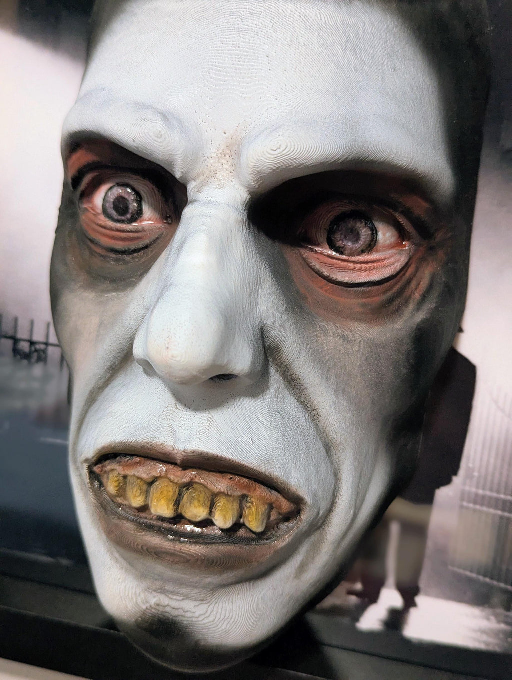 The Exorcist – Quadro 3D Artistico • Fan Art Dipinta a Mano • Pazuzu • 30×22×12 cm