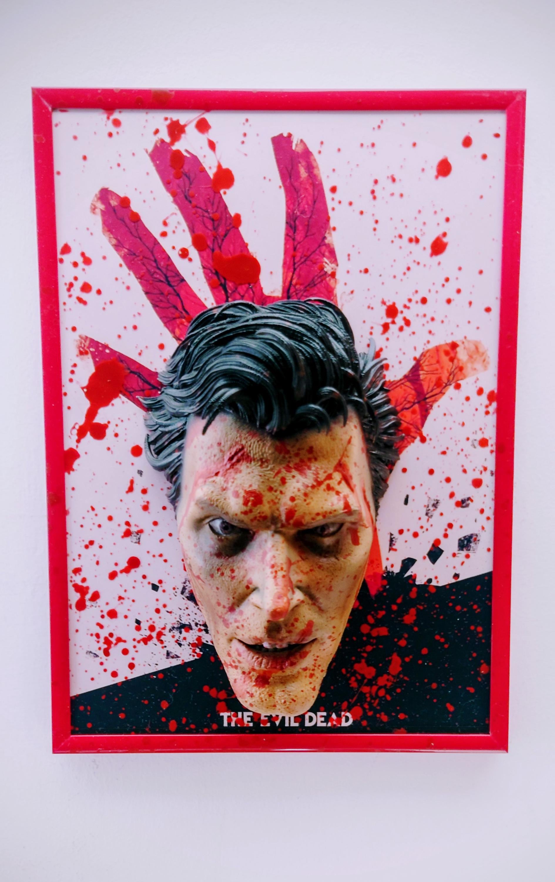 The Evil Dead – Quadro 3D Artistico • Fan Art Dipinta a Mano • 31×22×10 cm