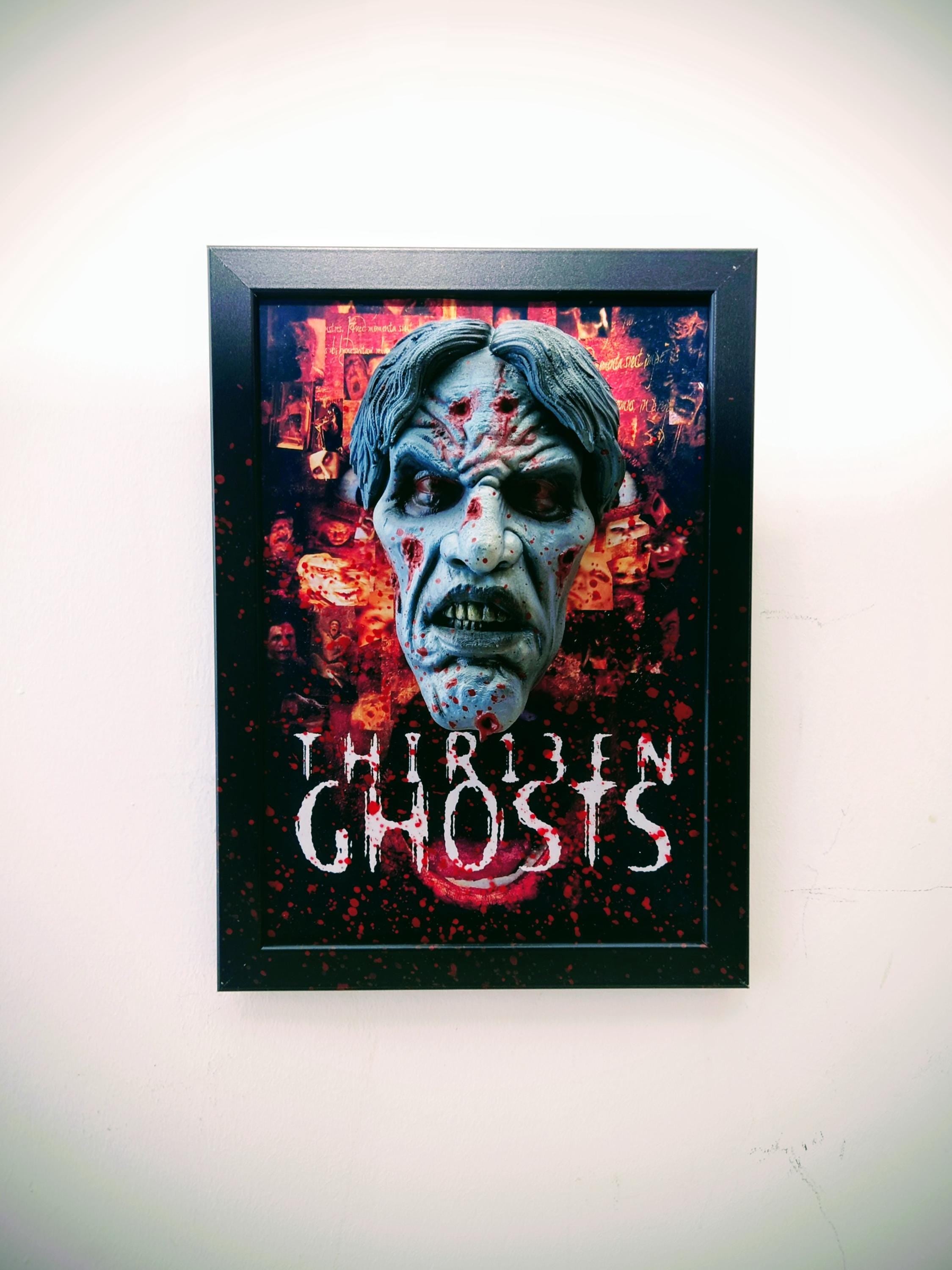 Thir13en Ghosts – Quadro 3D Artistico • Fan Art Dipinta a Mano • 33×24×8 cm