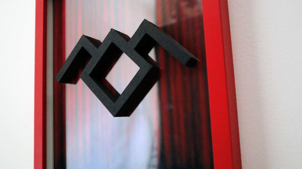 The Lodge Symbol – 3D Painting Inspired by Twin Peaks
