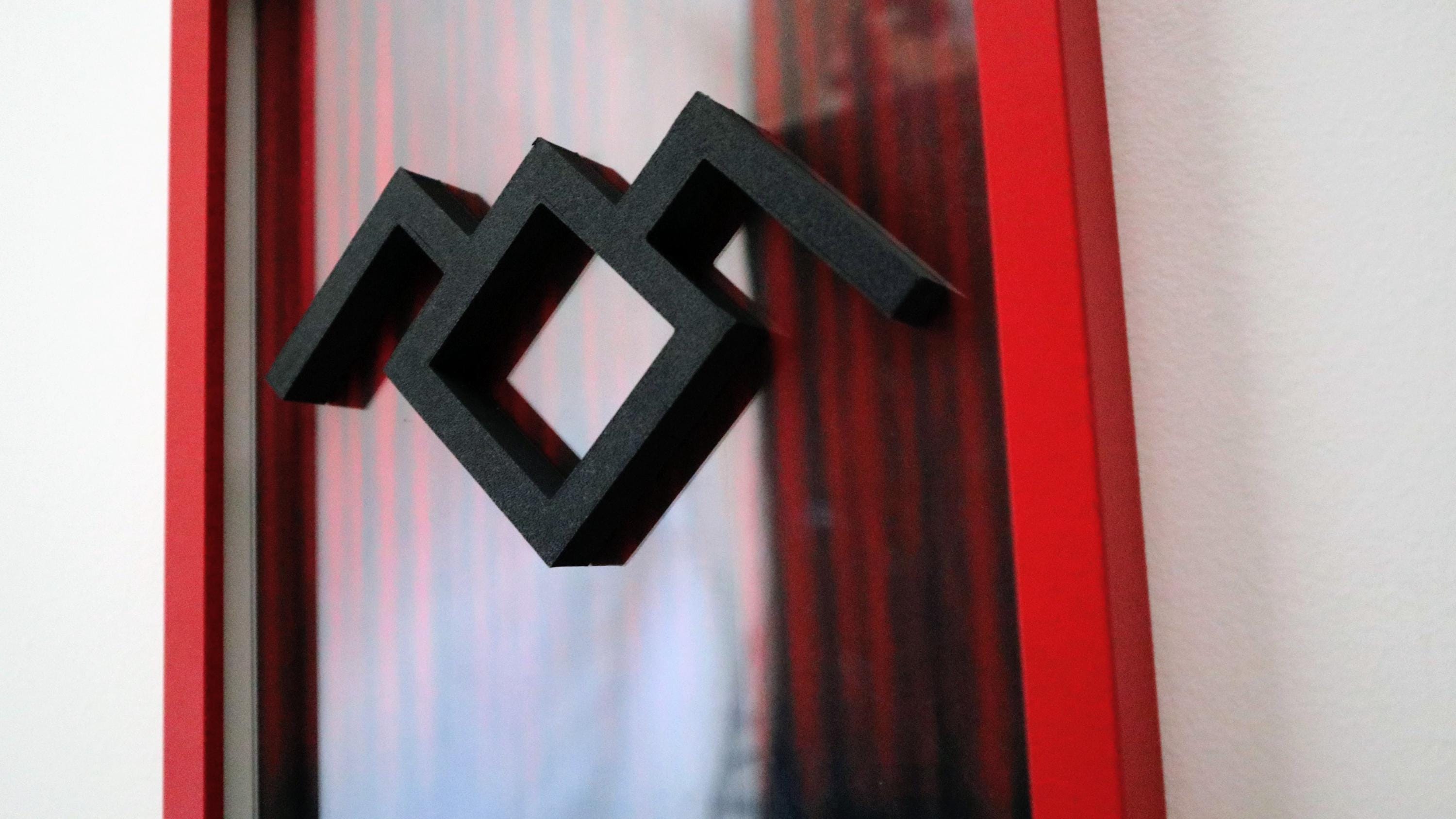 The Lodge Symbol – 3D Painting Inspired by Twin Peaks