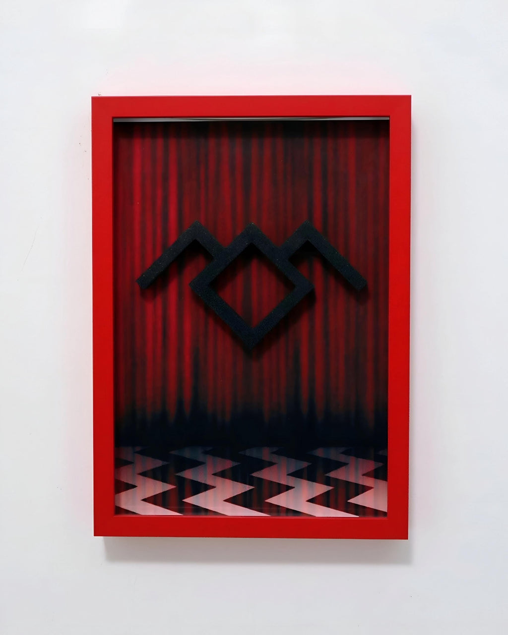 The Lodge Symbol – 3D Painting Inspired by Twin Peaks