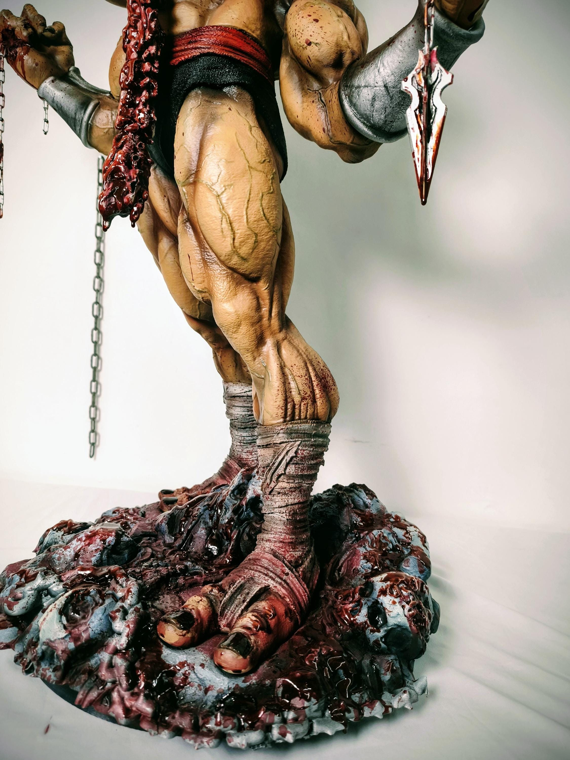 RELICS: Digital Remains - Goro Shokan Warrior Statua 1 Metro OOAK Mortal Kombat - Foto 5 | The Frame Beyond