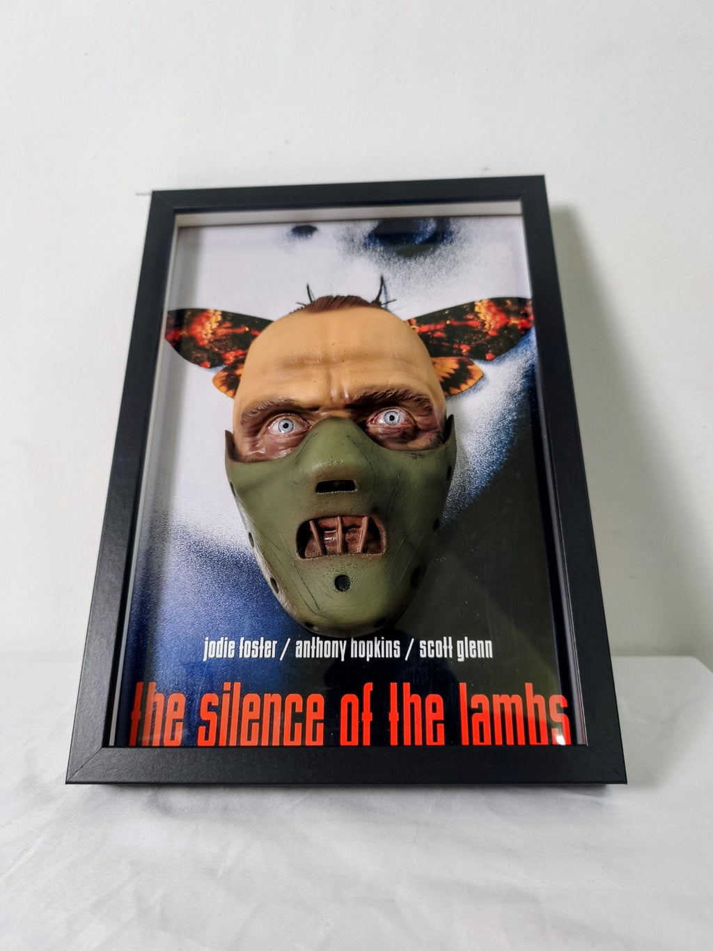 Hannibal Lecter 3D Wall Art - Detail 2 - Silence of the Lambs Inspired Sculpture