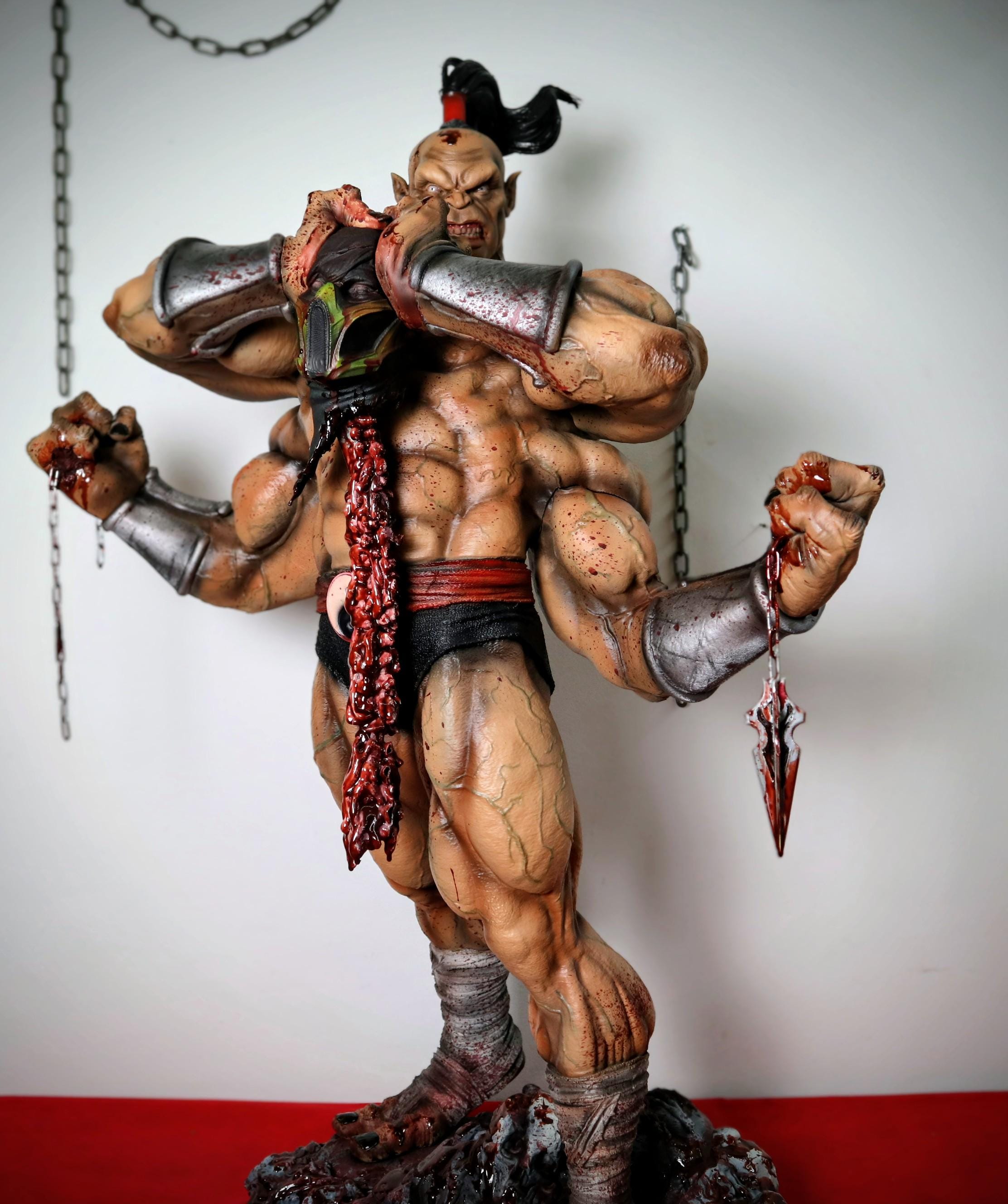 RELICS: Digital Remains - Goro Shokan Warrior Statua 1 Metro OOAK Mortal Kombat - Foto 3 | The Frame Beyond