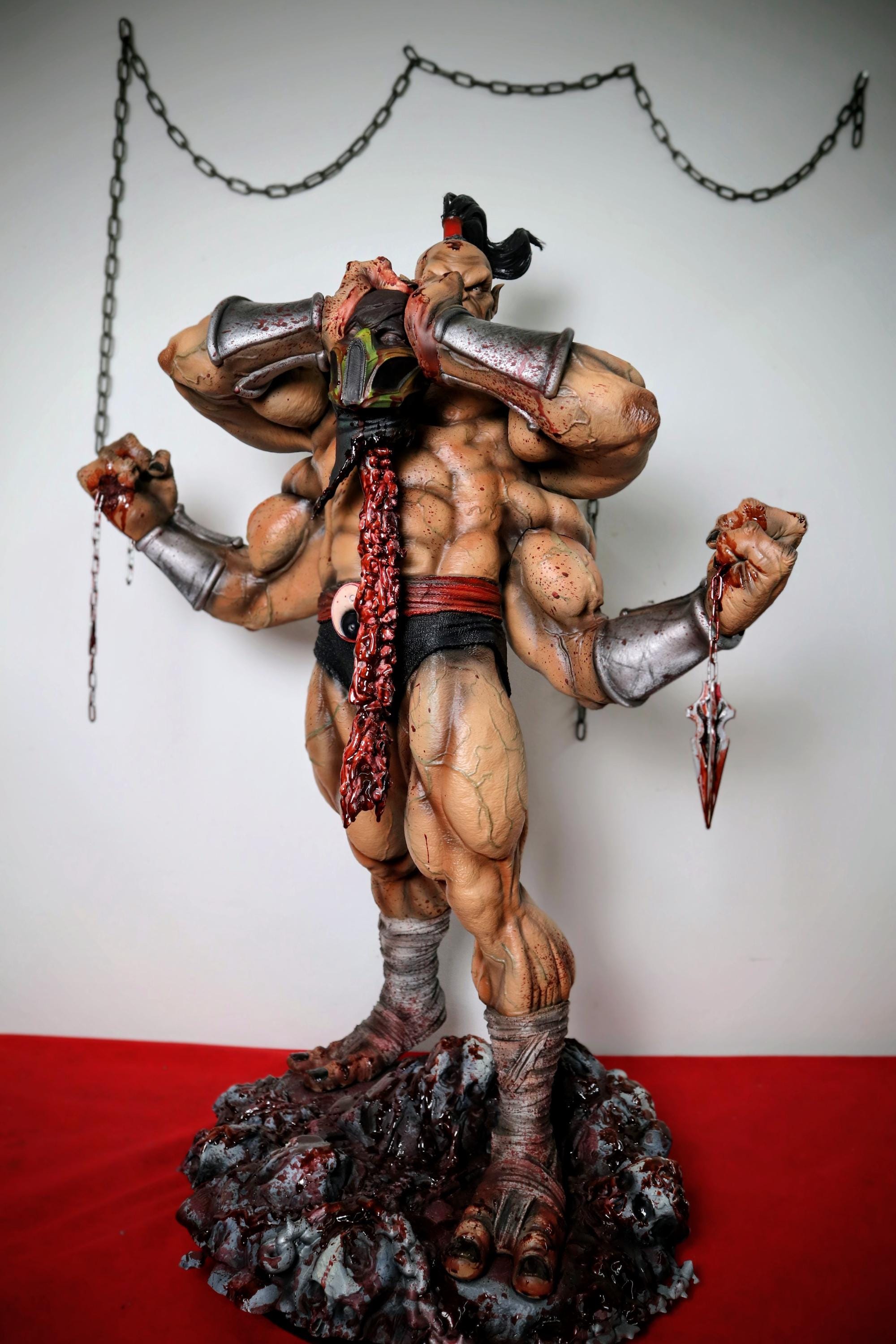 RELICS: Digital Remains - Goro Shokan Warrior Statua 1 Metro OOAK Mortal Kombat - Foto 2 | The Frame Beyond