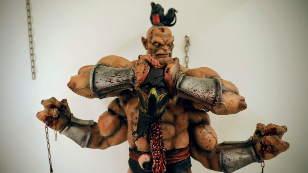 RELICS: Digital Remains - Goro Shokan Warrior Statua 1 Metro OOAK Mortal Kombat - Foto 11 | The Frame Beyond