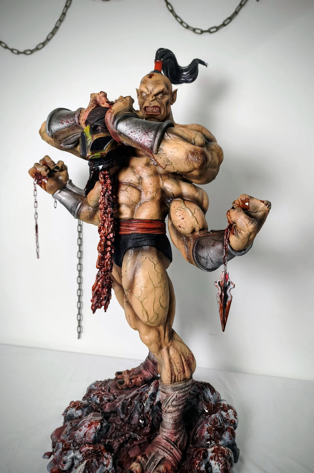 RELICS: Digital Remains - Goro Shokan Warrior Statua 1 Metro OOAK Mortal Kombat - Foto 1 | The Frame Beyond