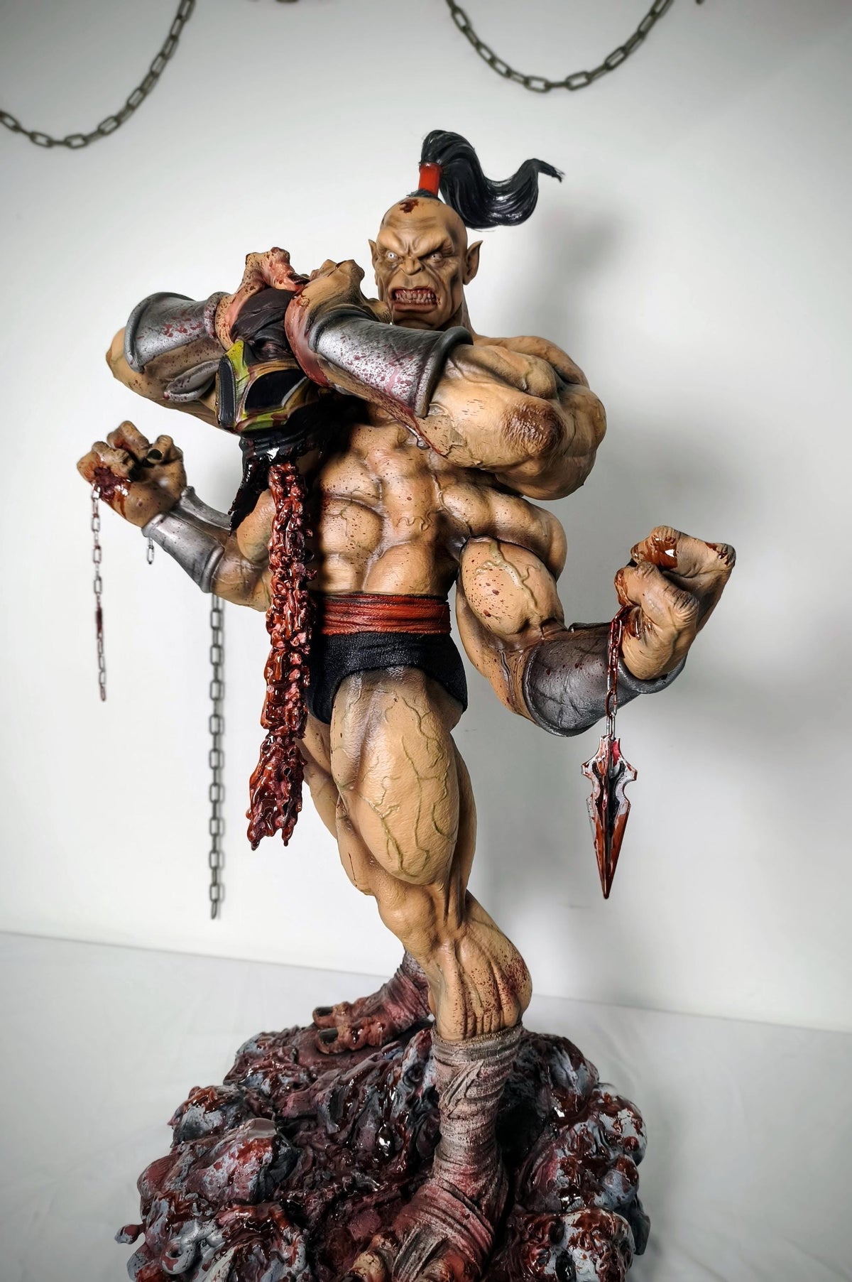 RELICS: Digital Remains - Goro Shokan Warrior Statua 1 Metro OOAK Mortal Kombat - Foto 1 | The Frame Beyond